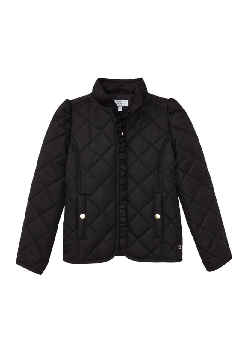 Girls 4-6x Quilted Barn Jacket