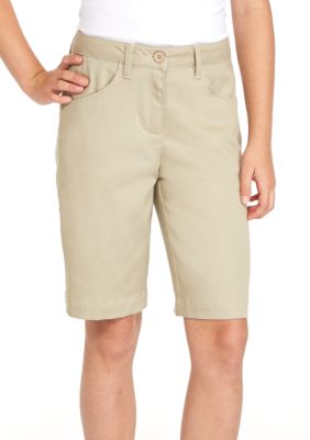 J. Khaki® Uniforms Girls 7-16 Bermuda Shorts | belk