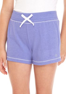 lilac sweat shorts