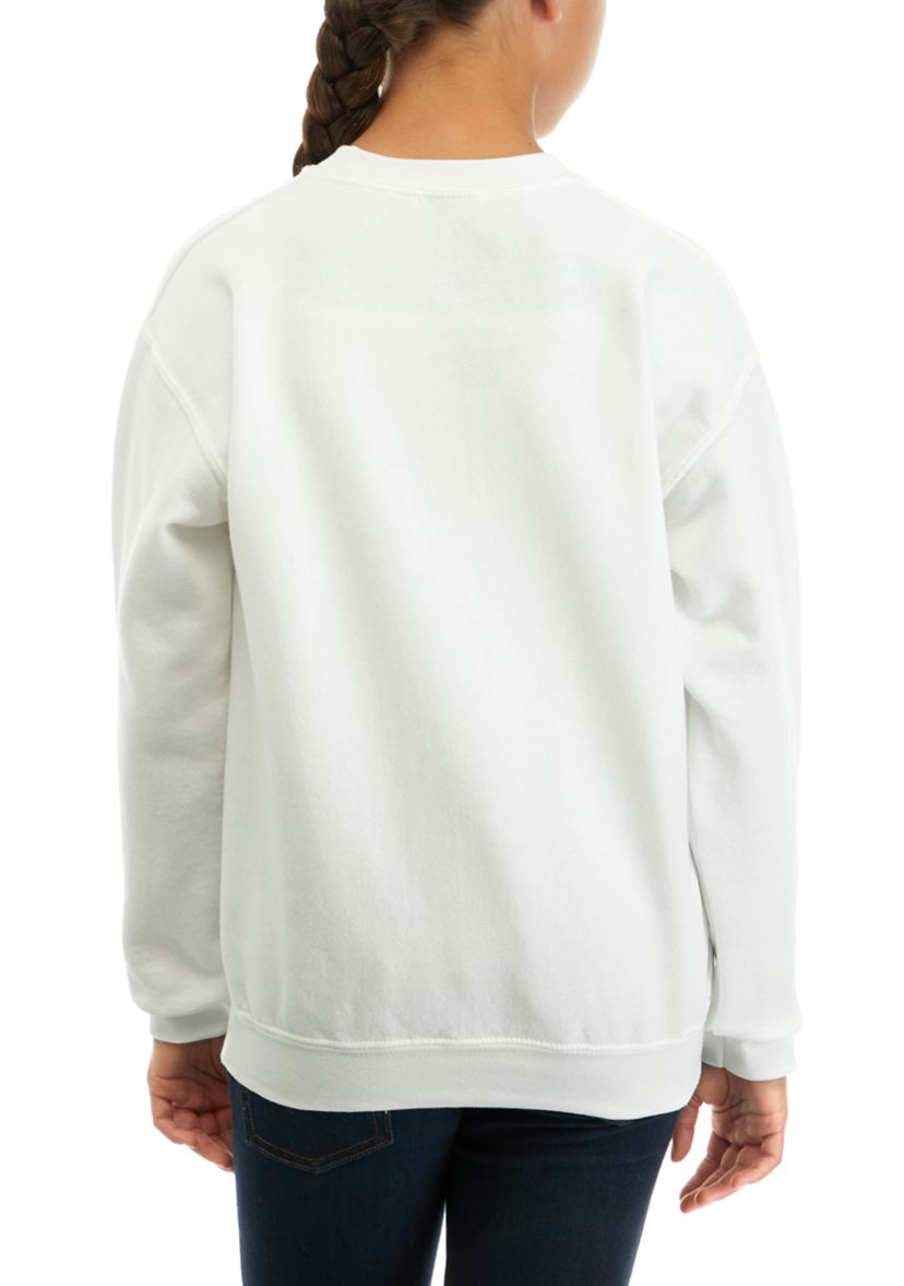 Girls 7-16 Graphic Sweater