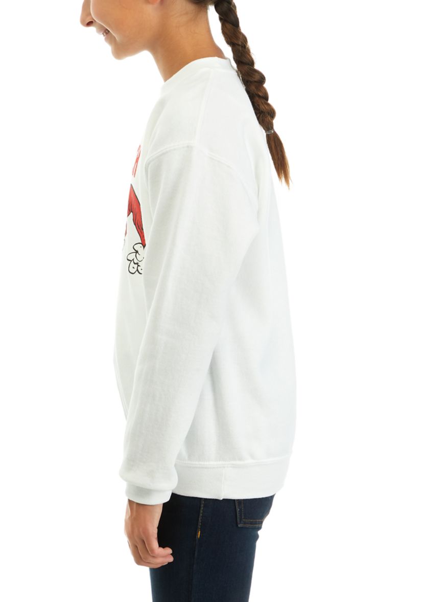 Girls 7-16 Graphic Sweater