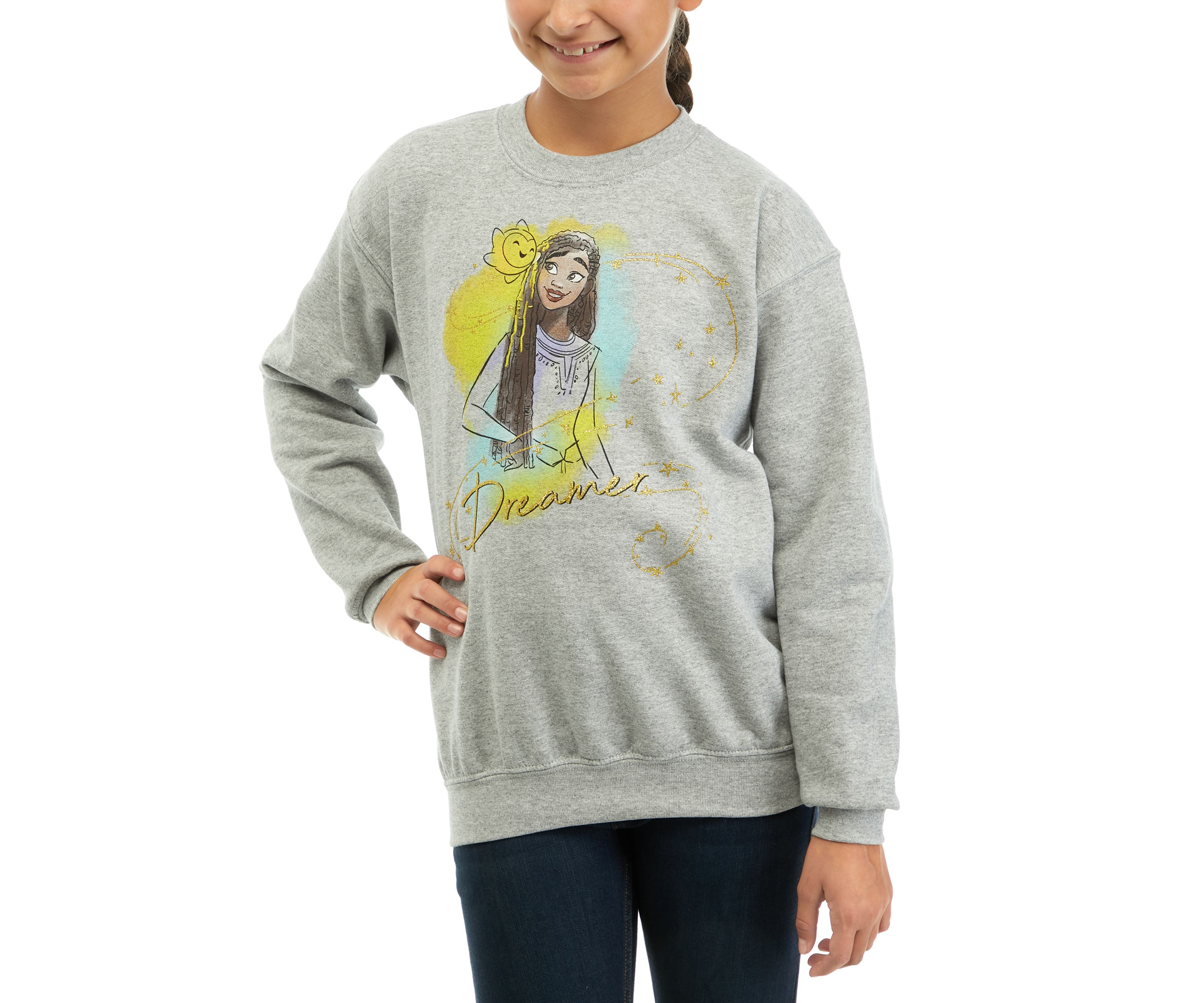 Girls 7-16 Wish Dreamer Graphic Sweater