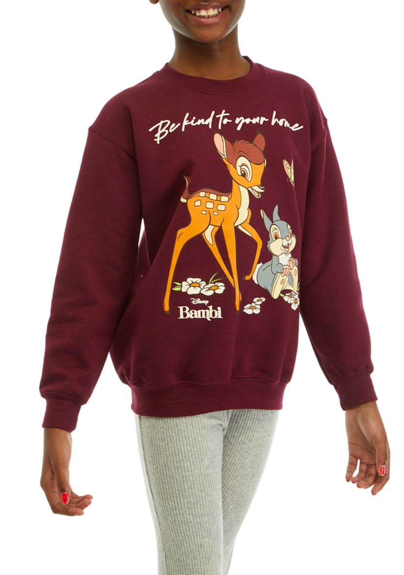 Girls 7-16 Bambi Graphic Sweatshirt