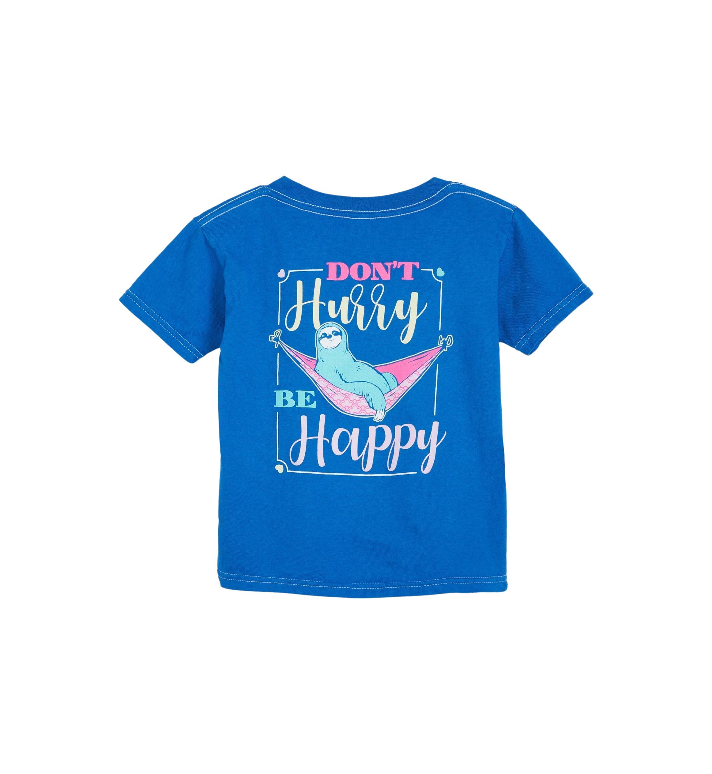 Girls 4-6x Dont Worry Sloth Graphic T-Shirt