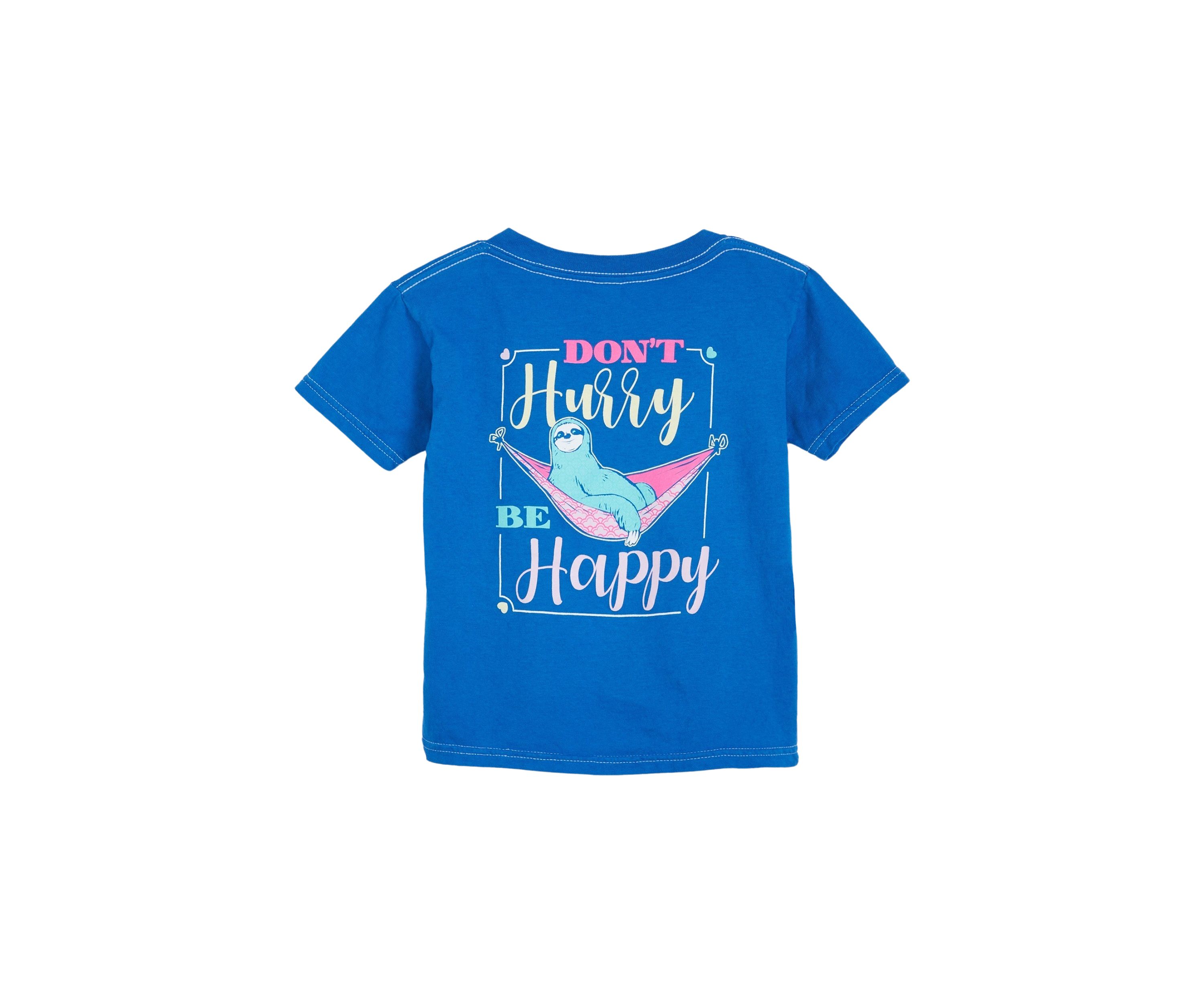 Girls 4-6x Dont Worry Sloth Graphic T-Shirt