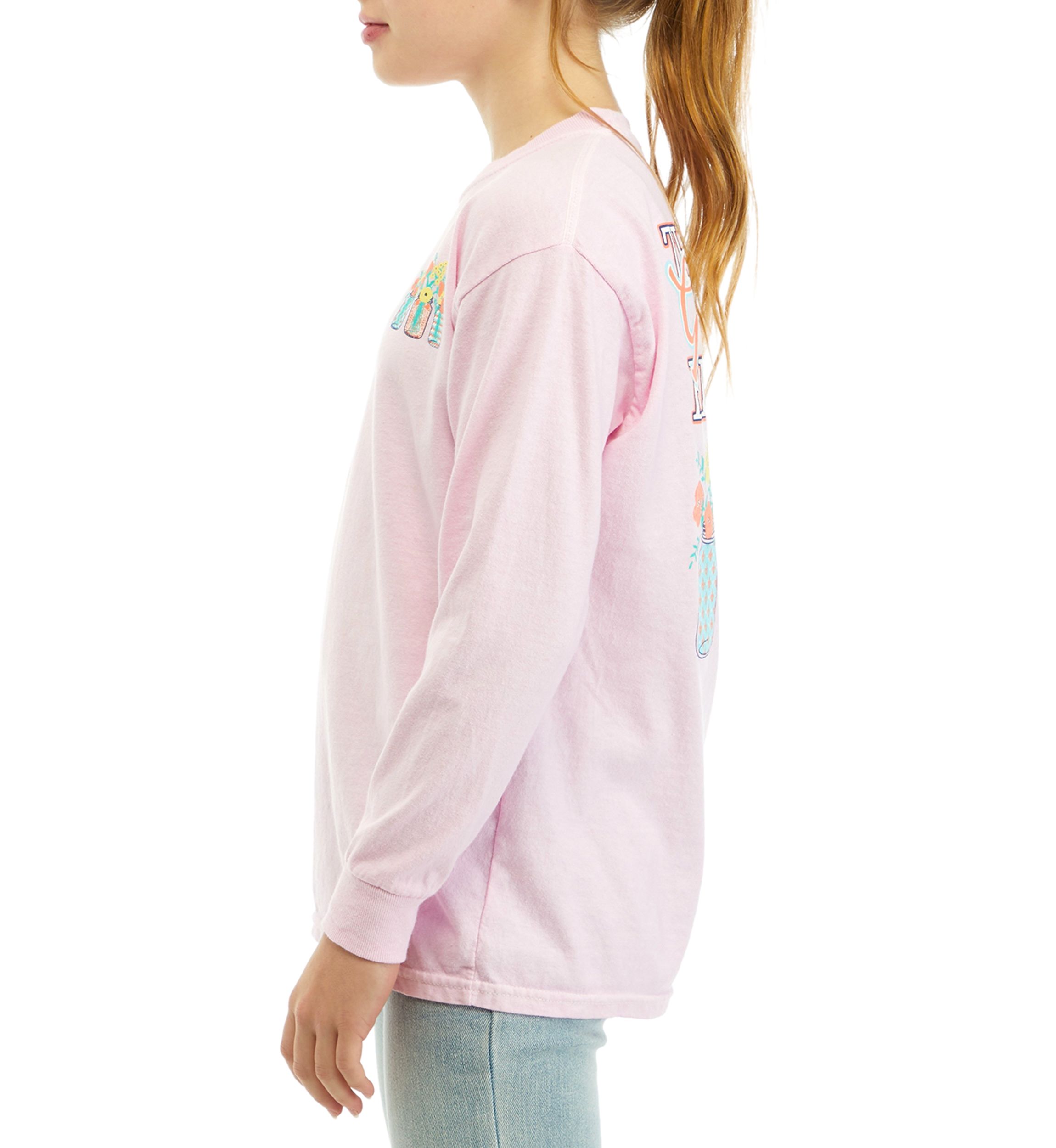 Girls 7-16 Thankful Grateful Blessed Graphic T-Shirt