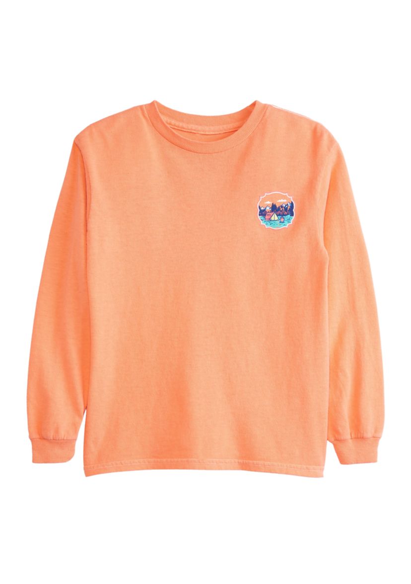 Girls 4-6x Long Sleeve Adventure Awaits Graphic T-Shirt