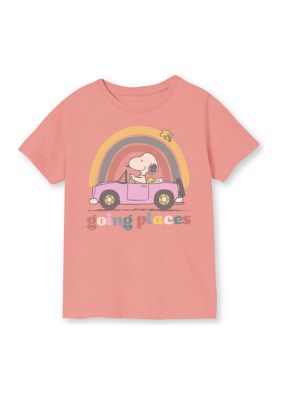 Toddler Girls' Solid Knit Short Sleeve T-Shirt - Cat & Jack™ Light Pink 4T