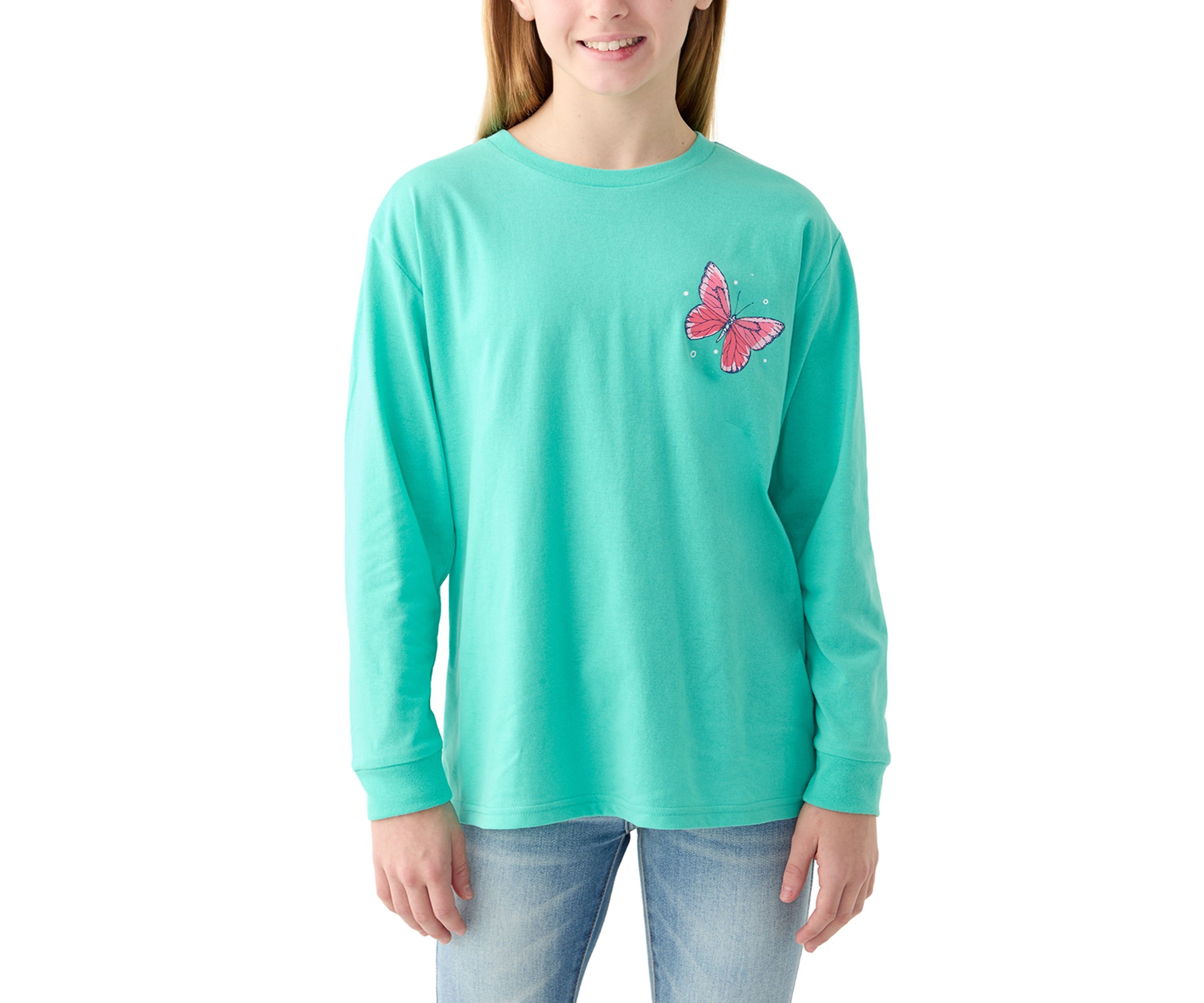 Girls 7-16 Small Town Long Sleeve Graphic T-Shirt