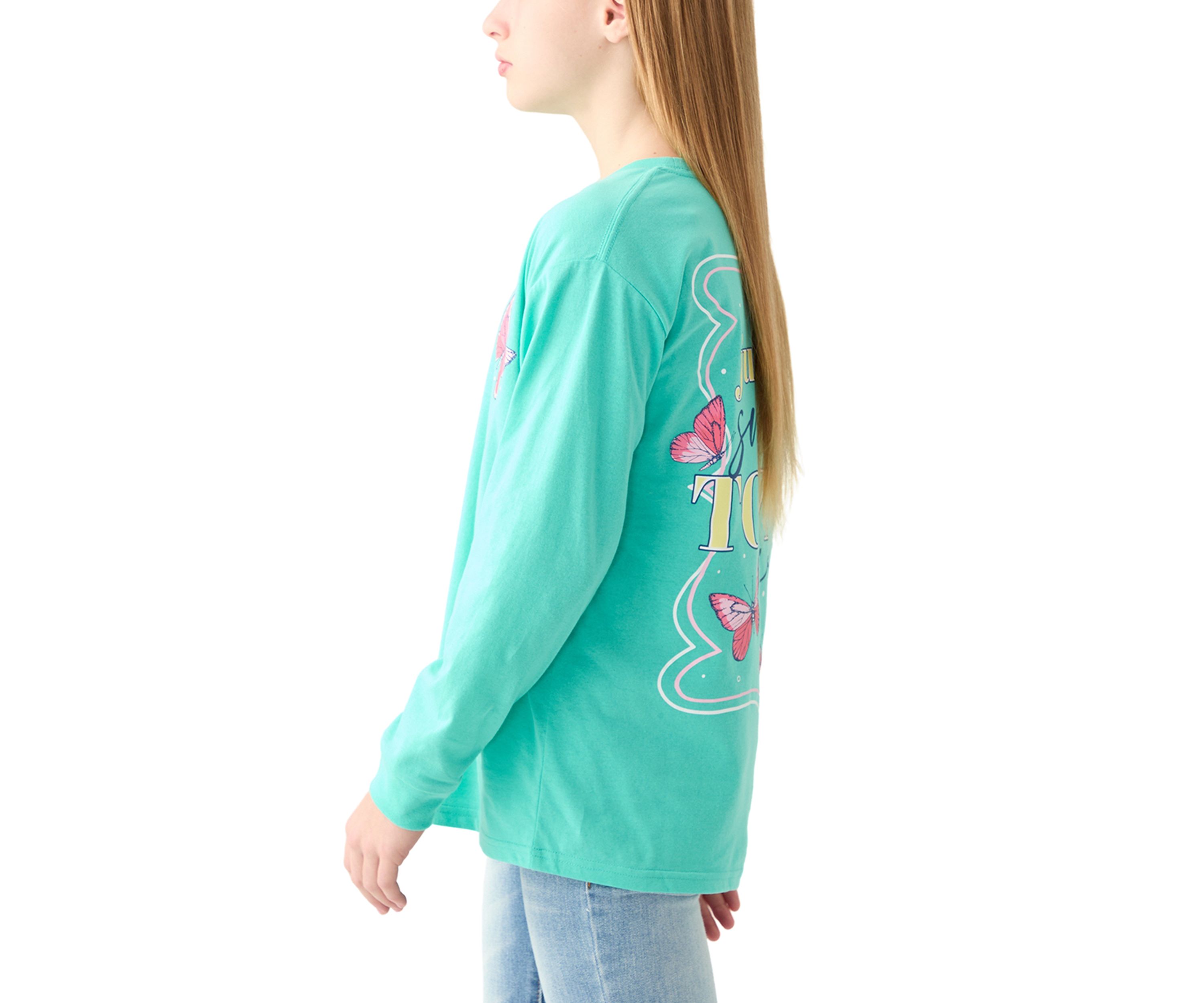 Girls 7-16 Small Town Long Sleeve Graphic T-Shirt