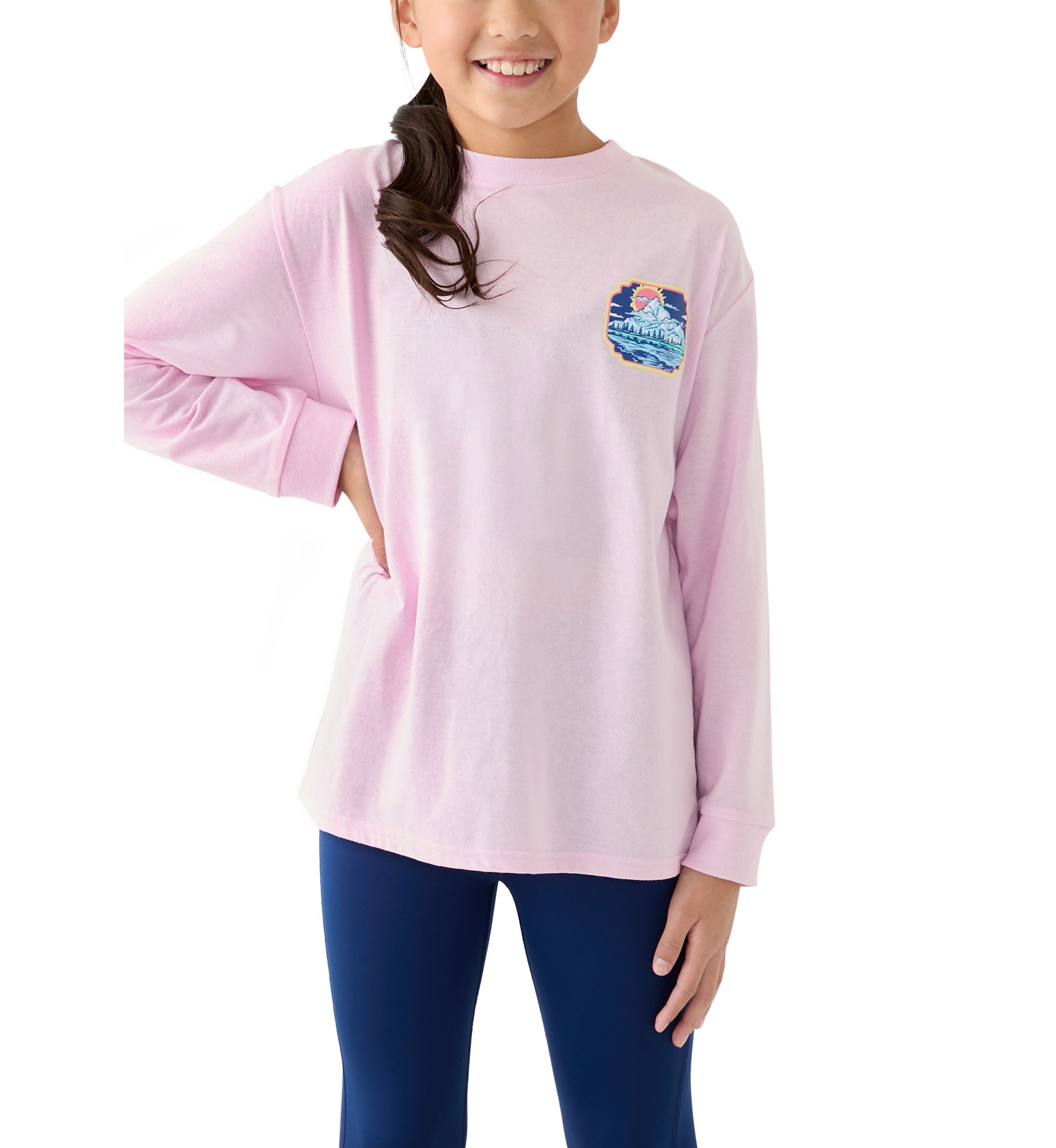 Girls 7-16 Winter Mountain Graphic T-Shirt