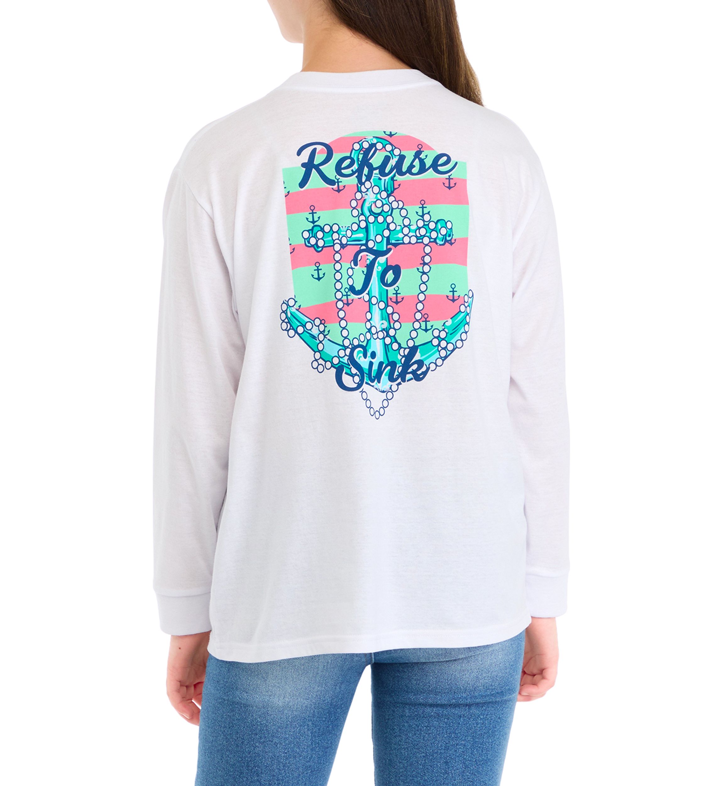 Girls 7-16 Refuse to Sink Long Sleeve Graphic T-Shirt