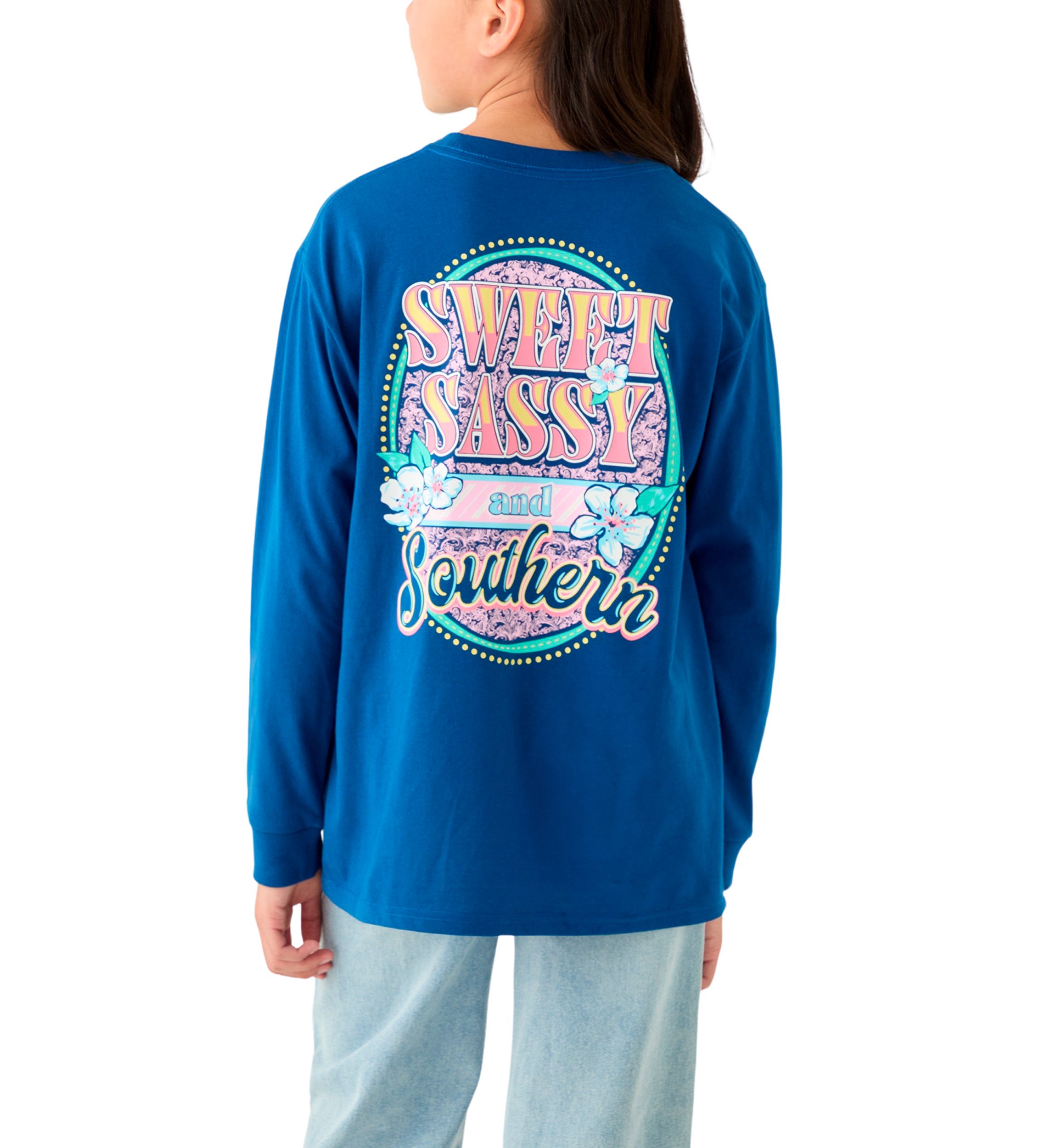 Girls 7-16 Southern Girl Long Sleeve Graphic T-Shirt