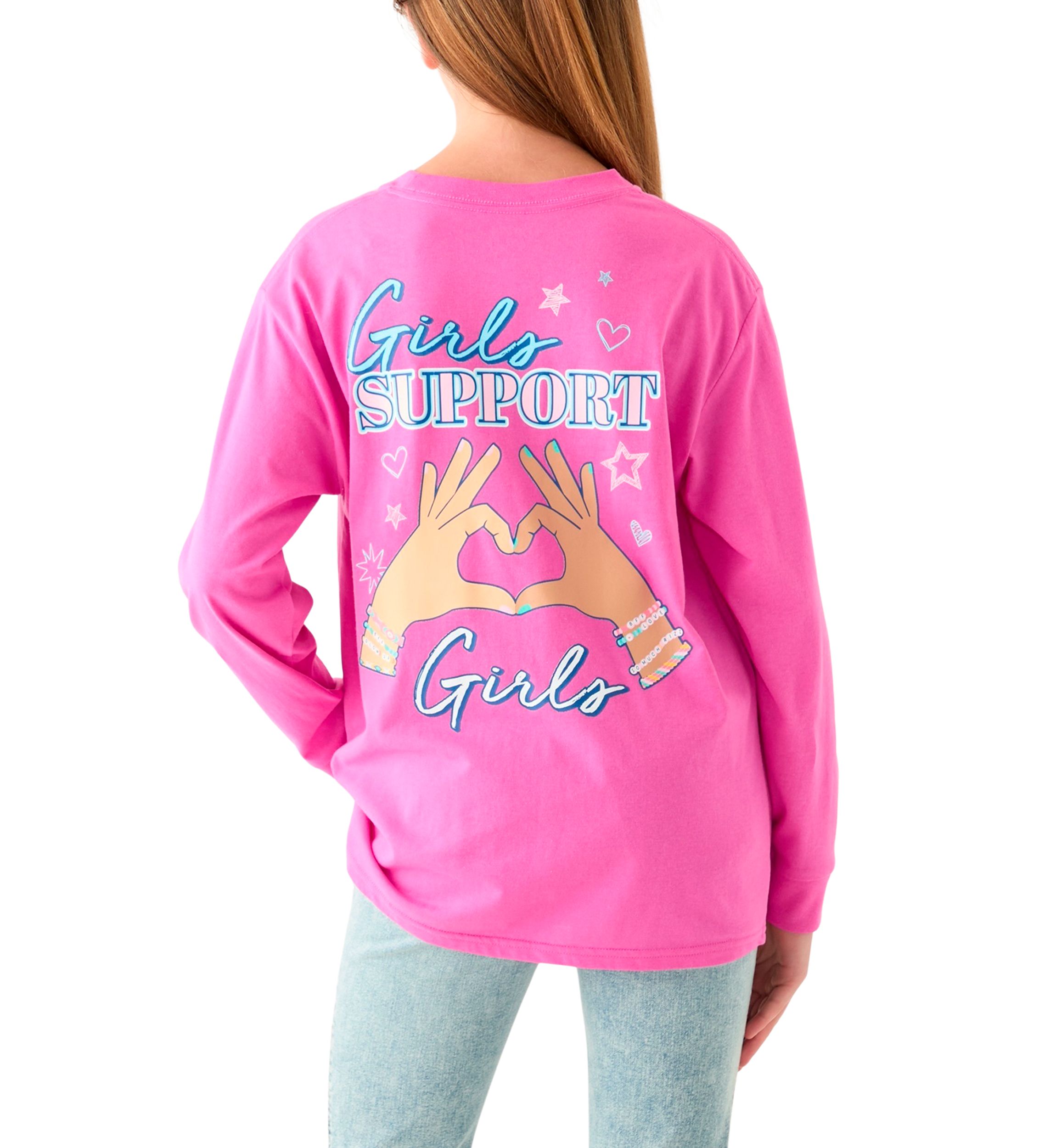 Girls 7-16 Girls Support Girls Graphic T-Shirt