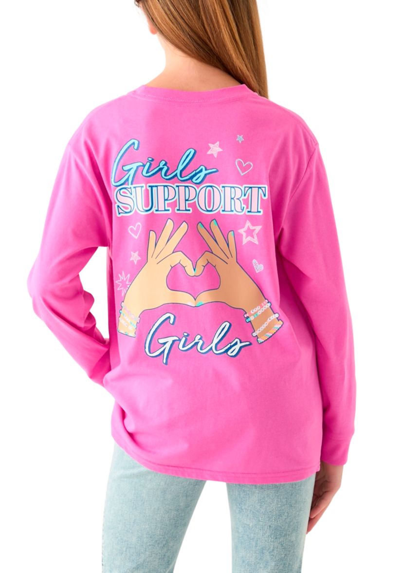 Girls 7-16 Girls Support Girls Graphic T-Shirt