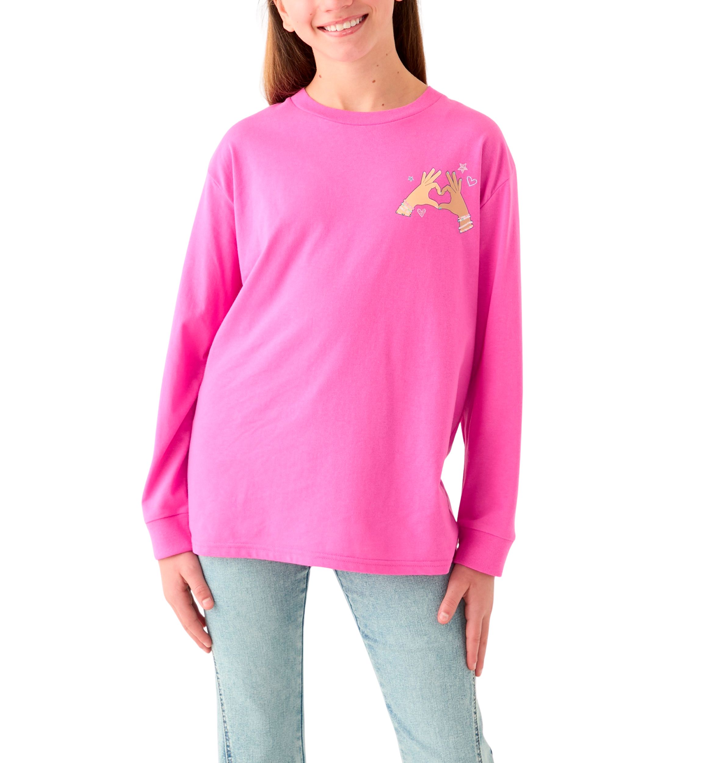 Girls 7-16 Girls Support Girls Graphic T-Shirt