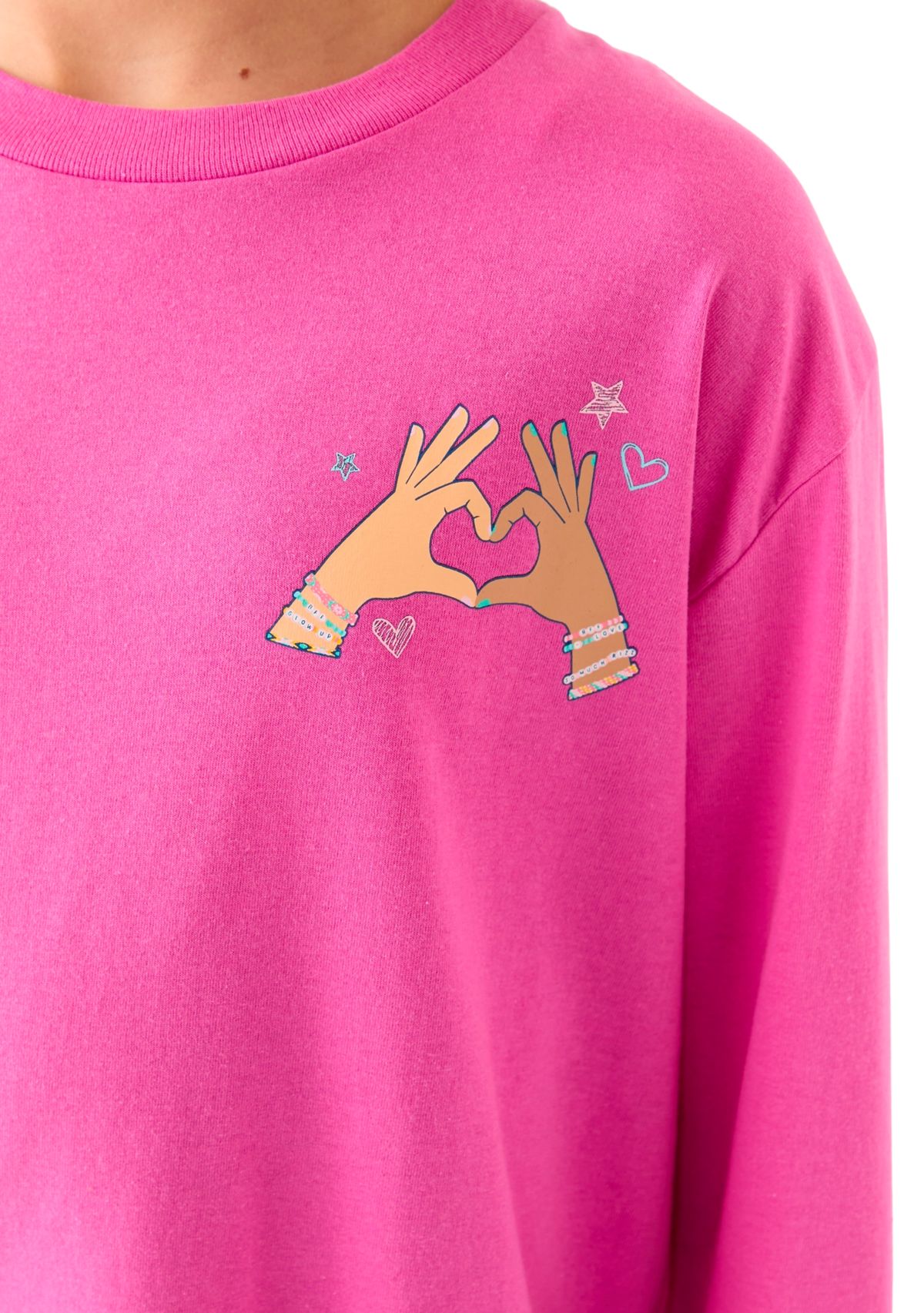 Girls 7-16 Girls Support Girls Graphic T-Shirt