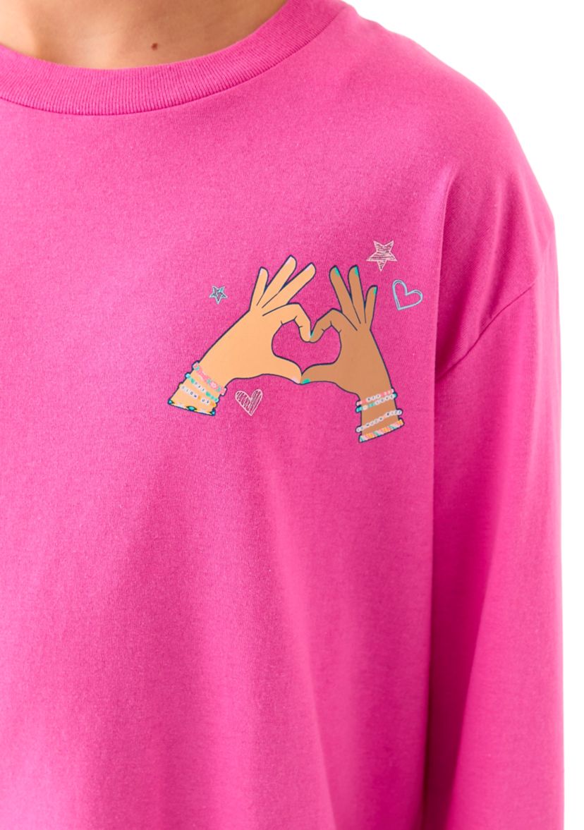 Girls 7-16 Girls Support Girls Graphic T-Shirt