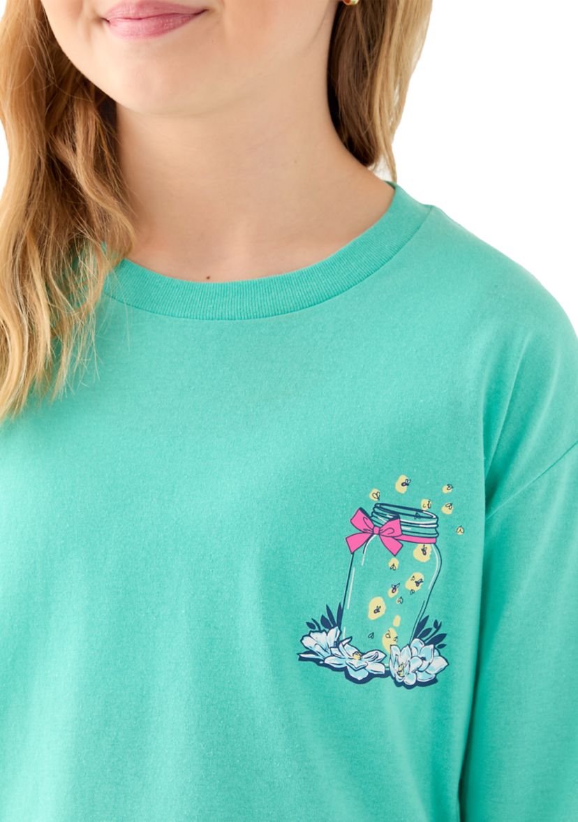 Girls 7-16 Let Your Light Shine Long Sleeve Graphic T-Shirt