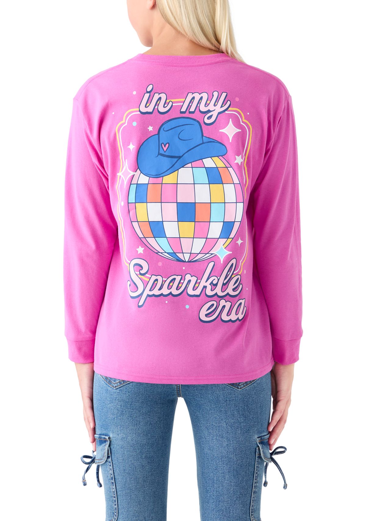 Girls 7-16 In My Sparkle Era Long Sleeve Graphic T-Shirt