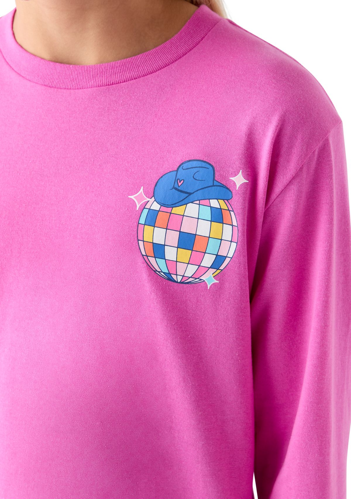 Girls 7-16 In My Sparkle Era Long Sleeve Graphic T-Shirt