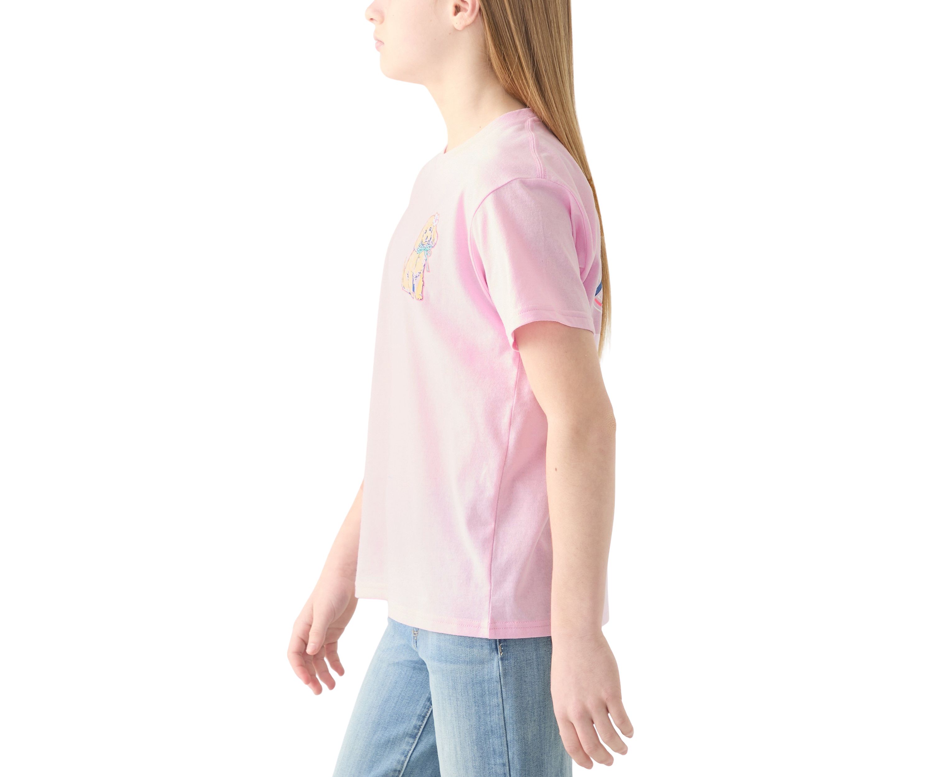Girls 7-16 Stay Pawsitive Graphic T-Shirt