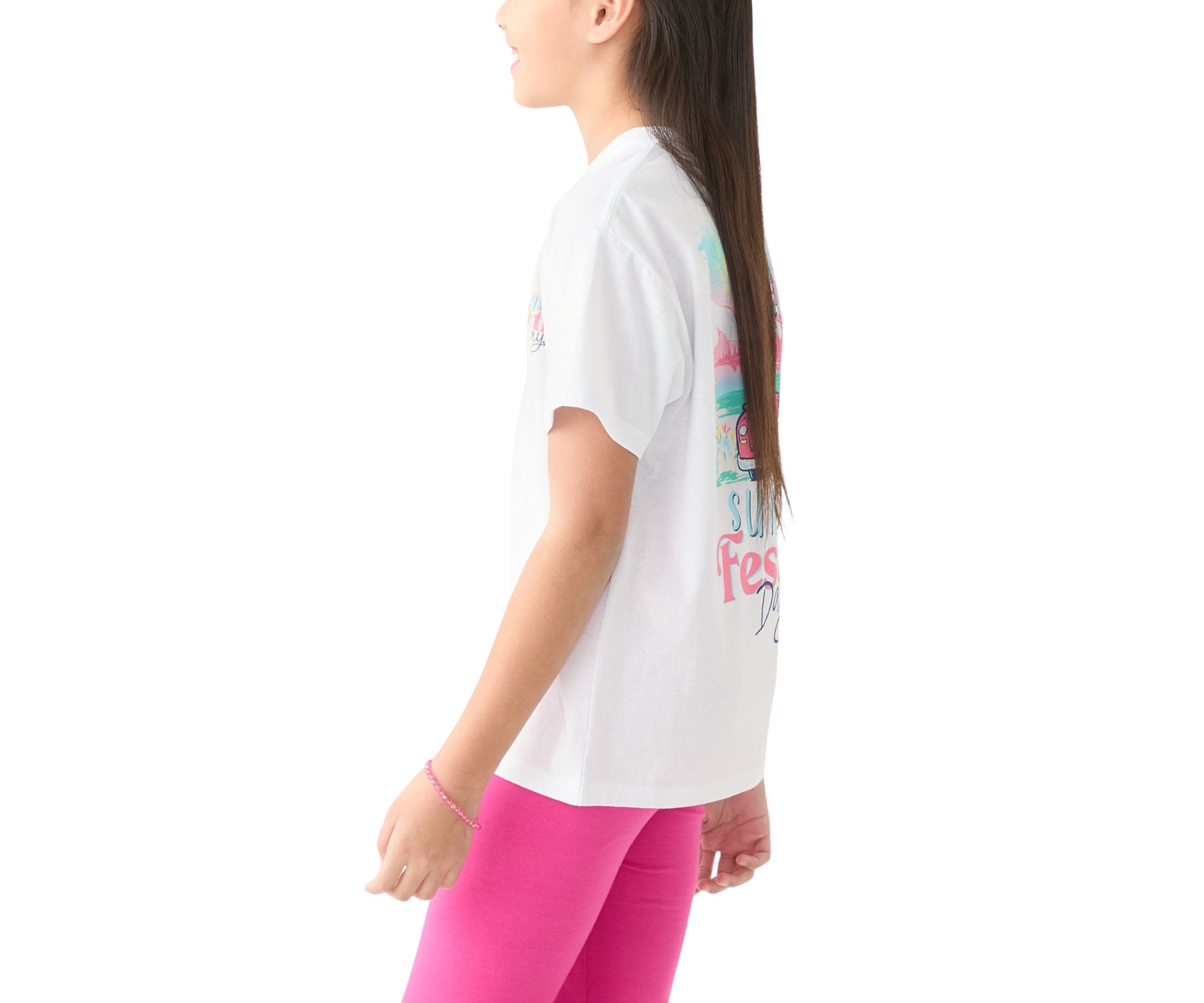 Girls 7-16 Festival Days Graphic T-Shirt