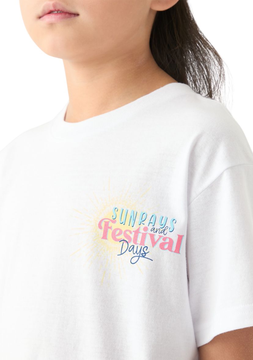 Girls 7-16 Festival Days Graphic T-Shirt