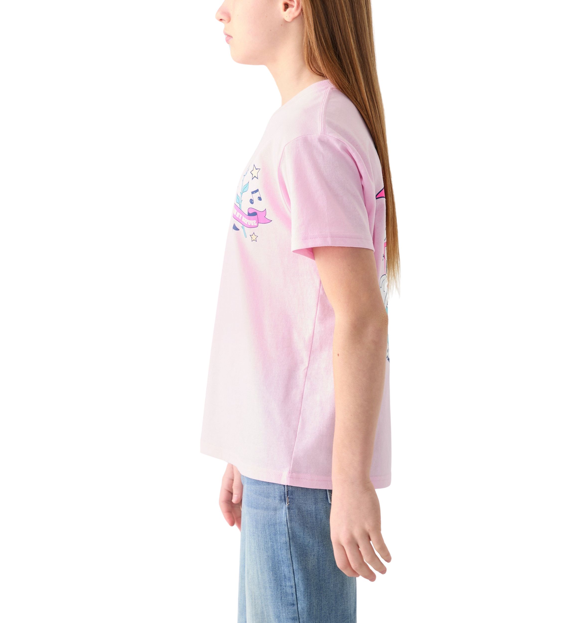 Girls 7-16 Cassette Tapes Graphic T-Shirt