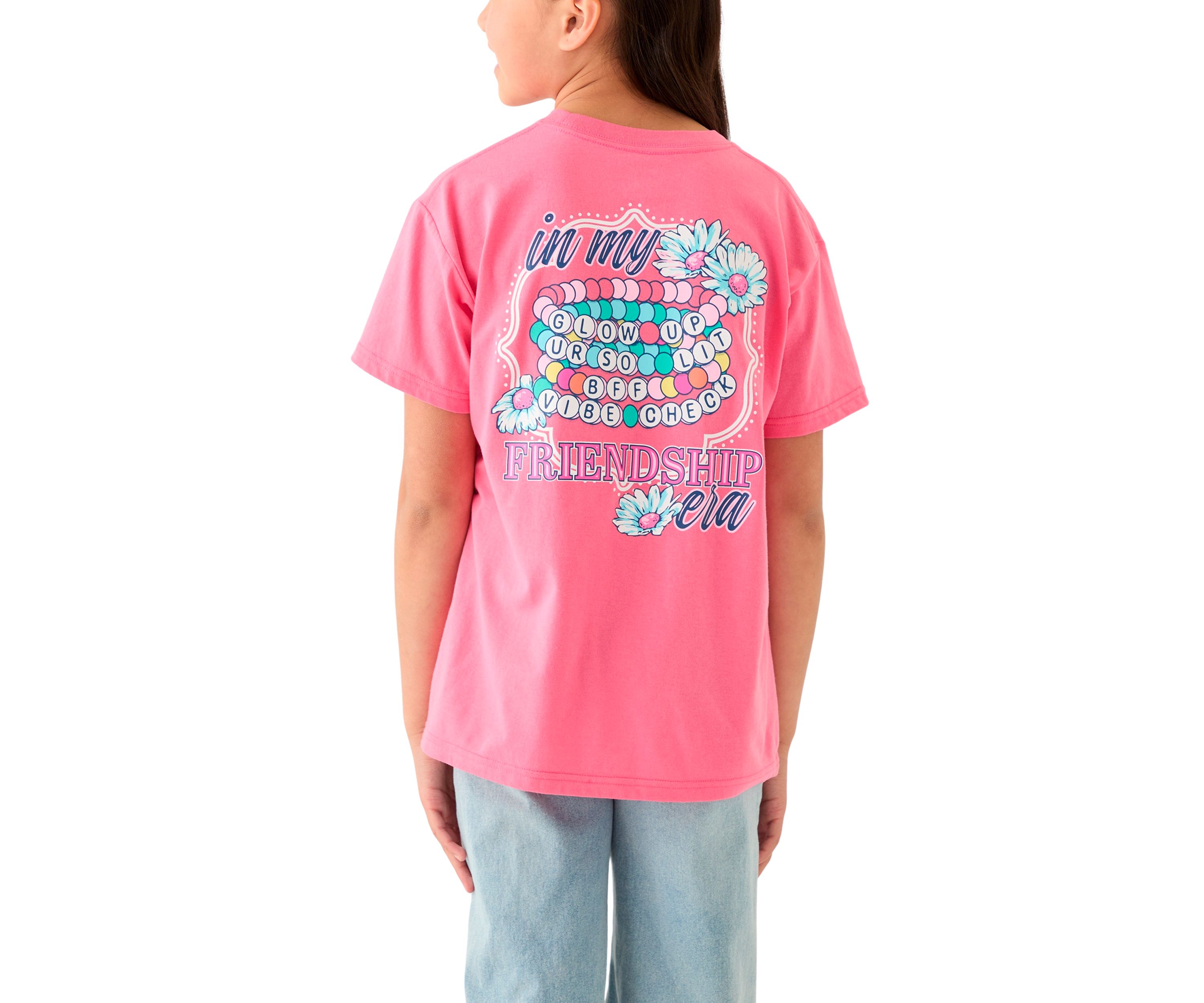 Girls 7-16 In My Friendship Era Short Sleeve Graphic T-Shirt