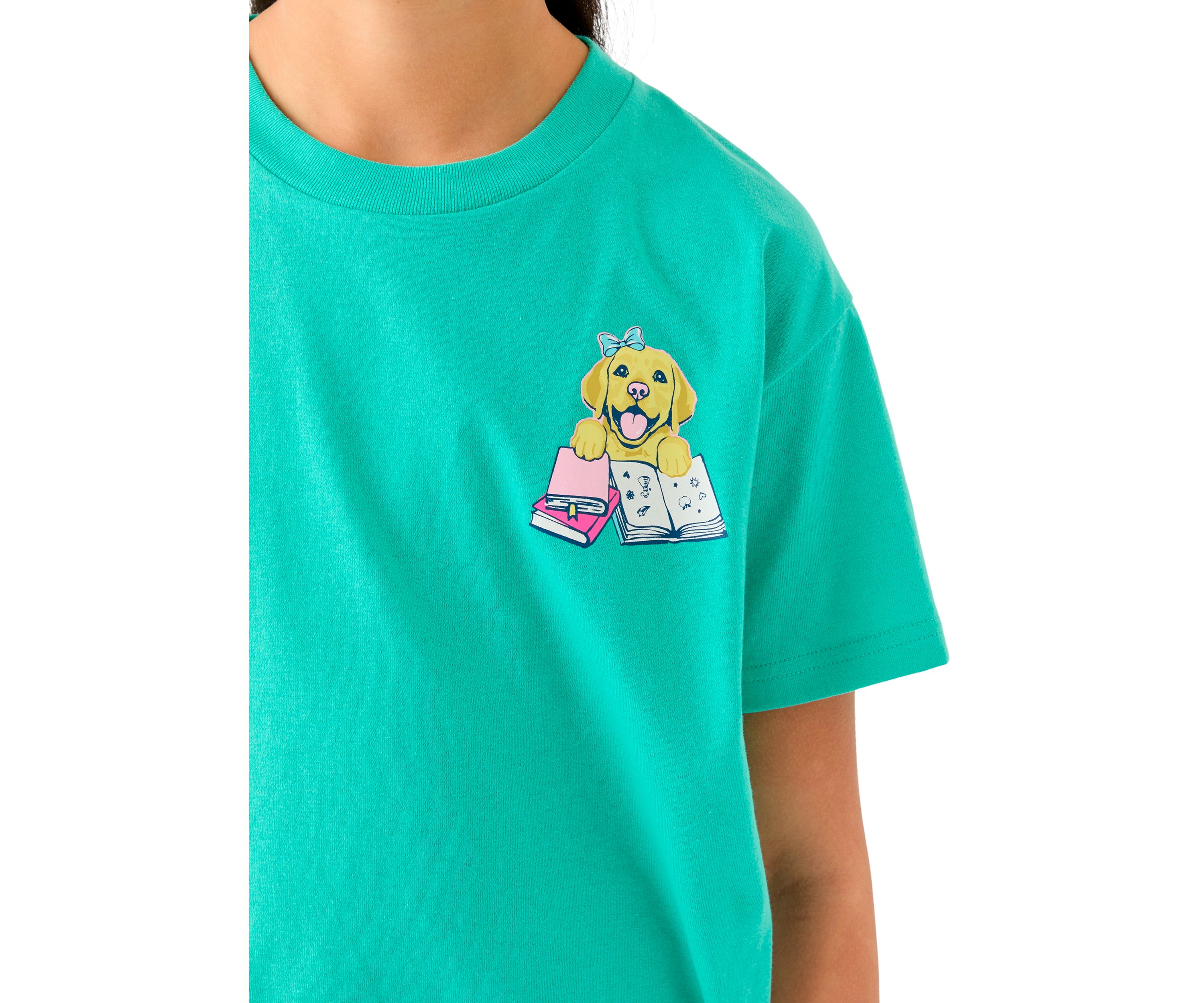 Girls 7-16 Girls Will Change the World Short Sleeve Graphic T-Shirt