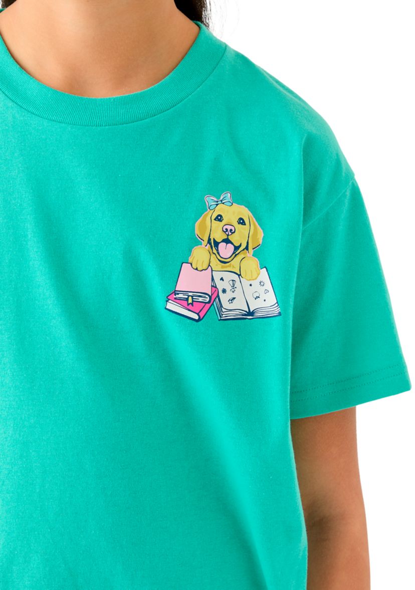 Girls 7-16 Girls Will Change the World Short Sleeve Graphic T-Shirt