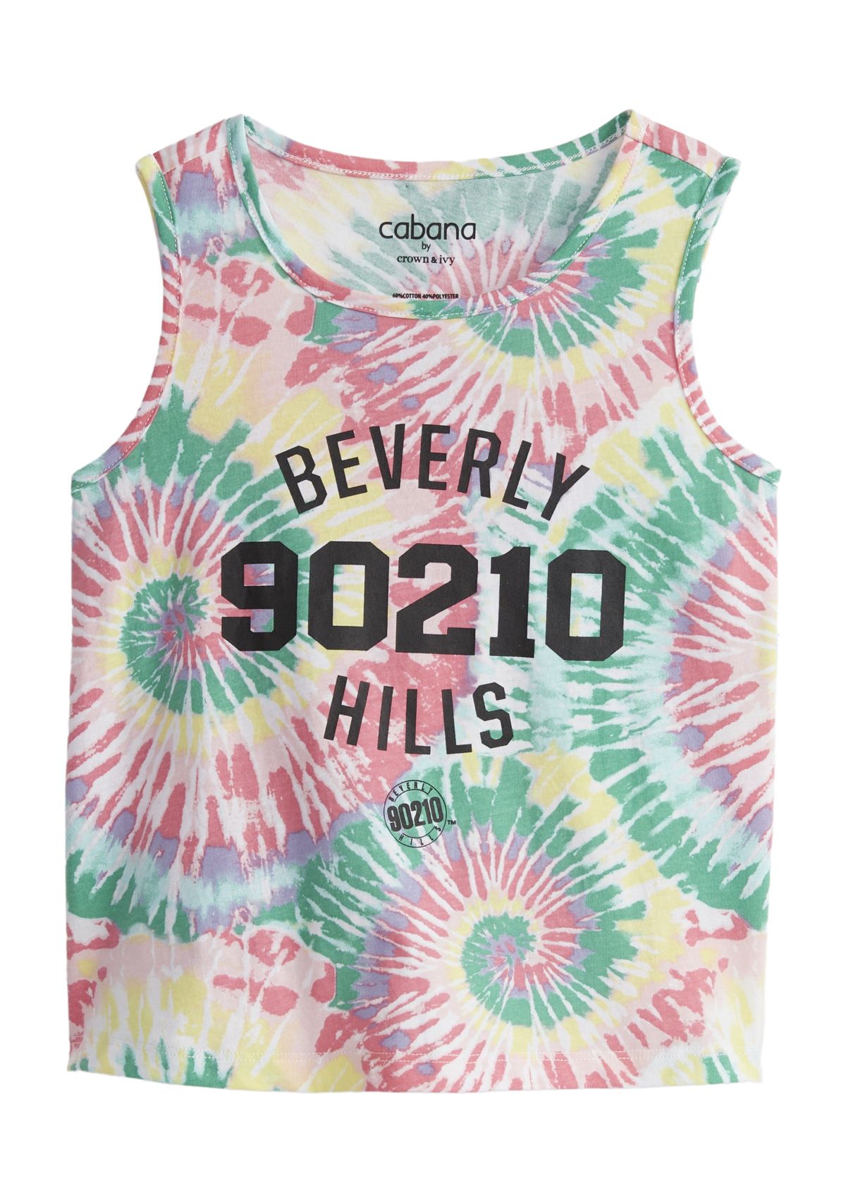 Girls 7-16 Tie Dye Graphic Tank