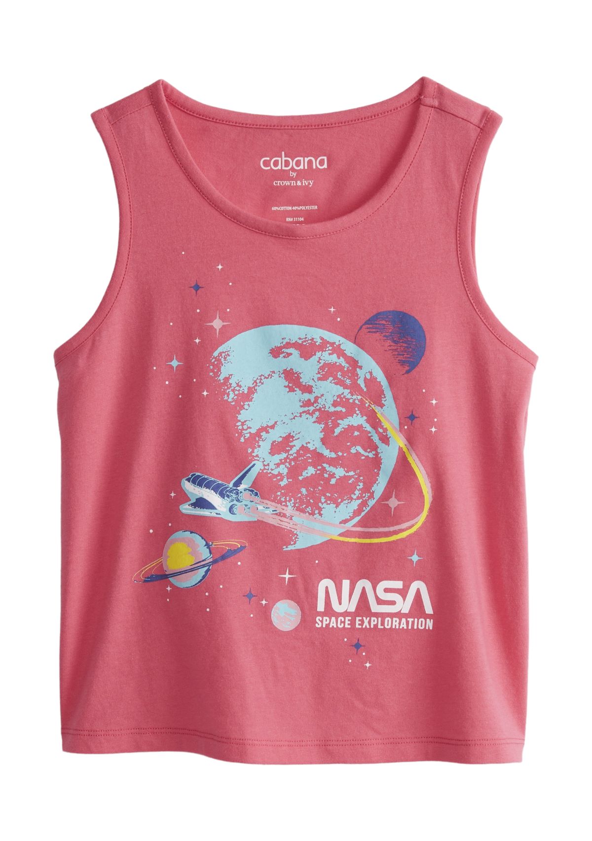Girls 7-16 NASA Graphic Tank 