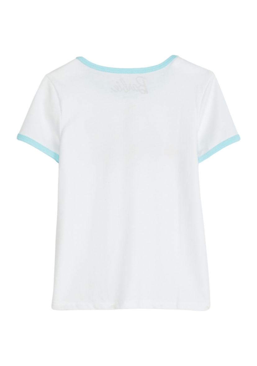Girls 4-6x Doll Graphic Ringer T-Shirt 