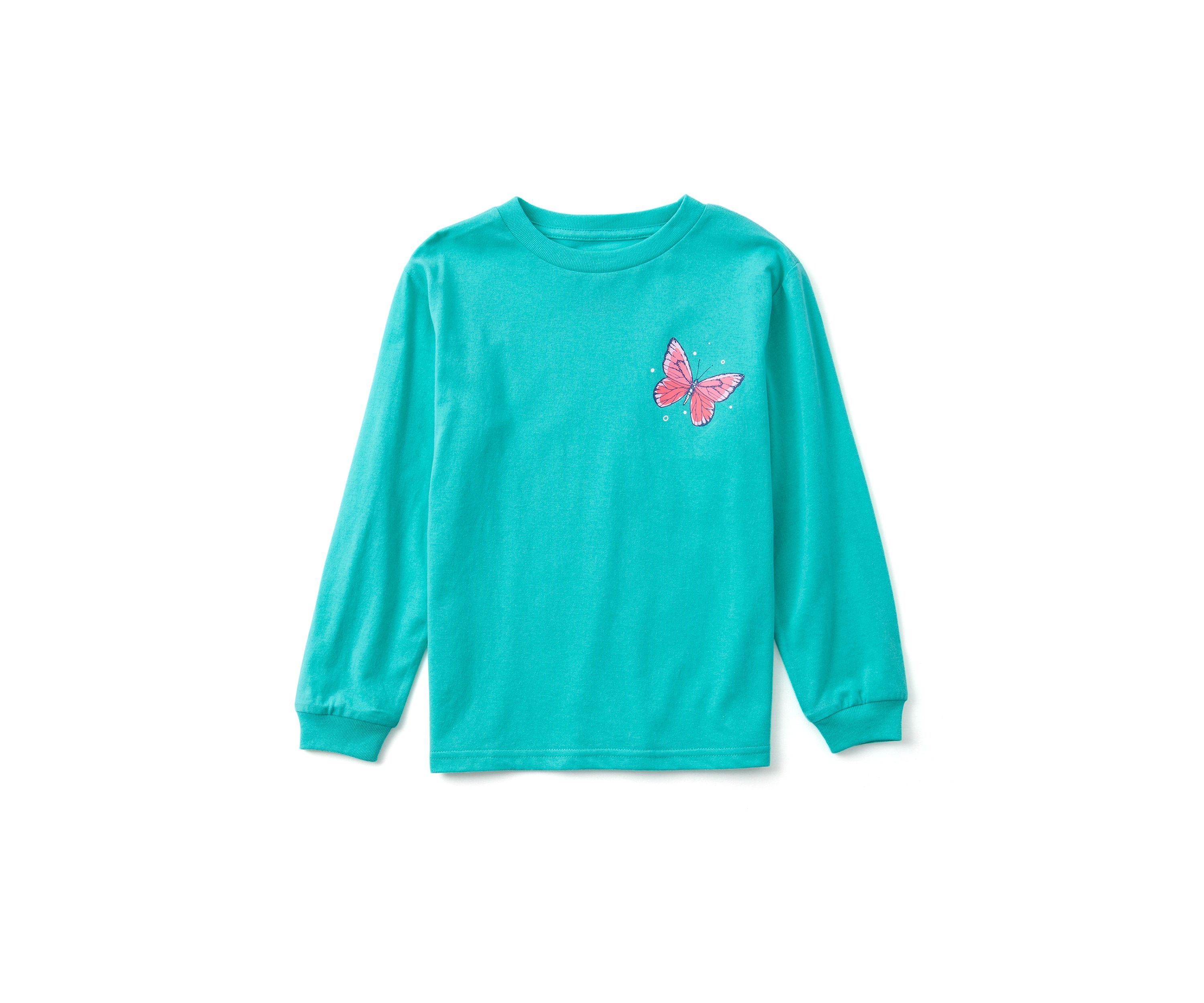 Girls 4-6x Butterfly Pullover