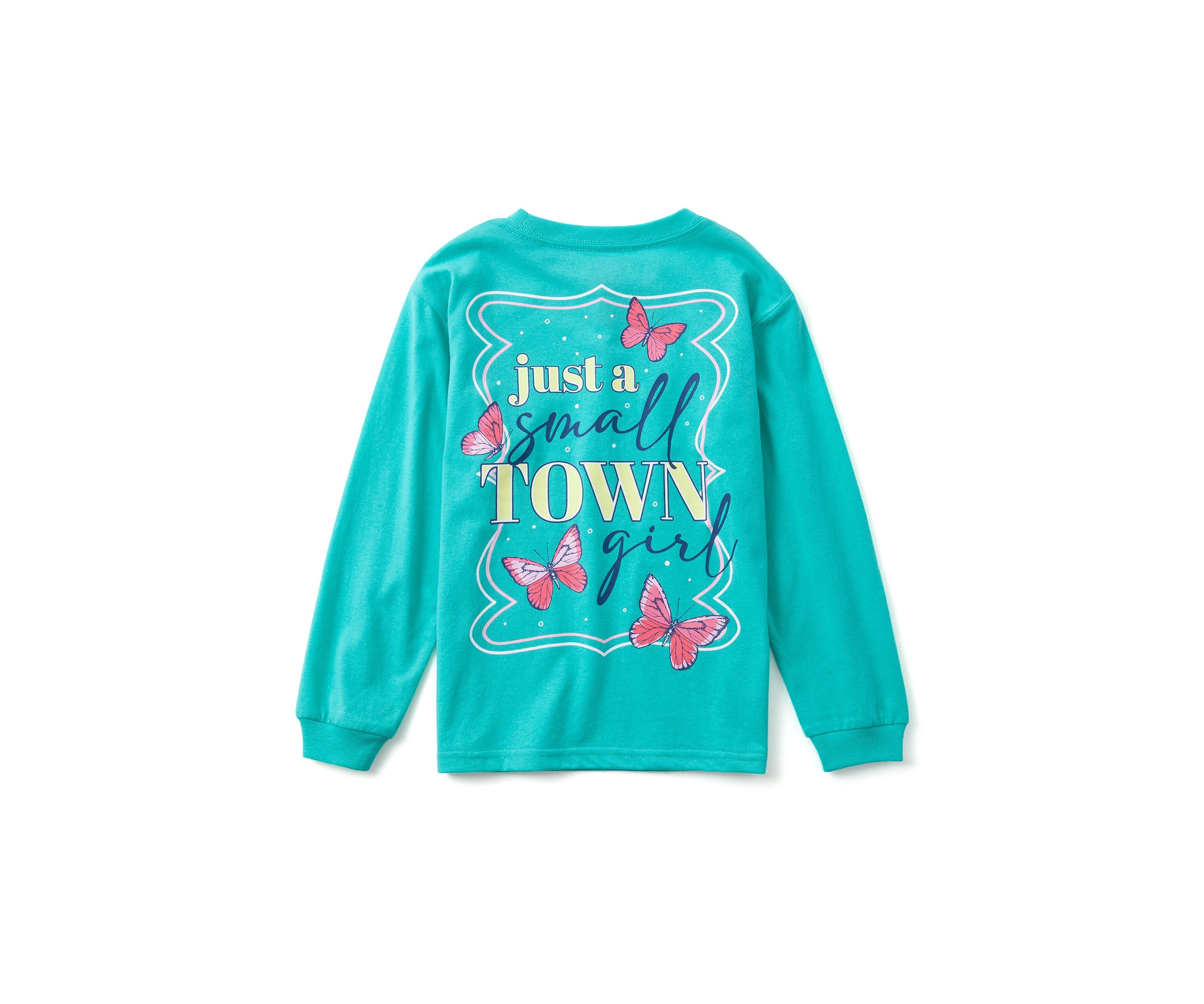 Girls 4-6x Butterfly Pullover