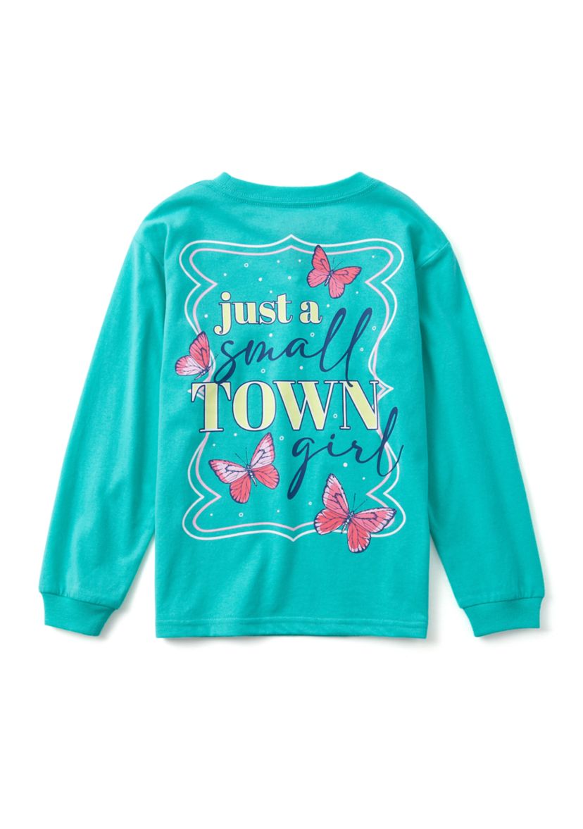 Girls 4-6x Butterfly Pullover