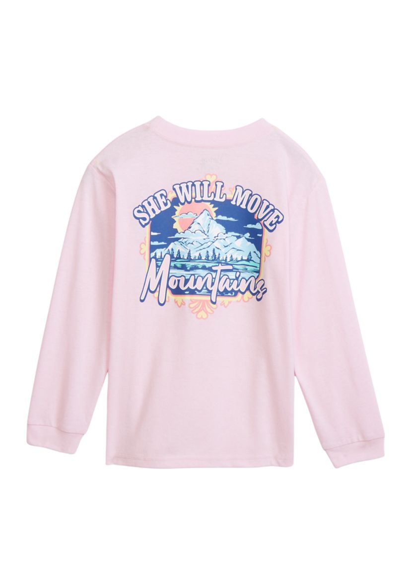 Girls 4-6x Snow Mountain Graphic T-Shirt