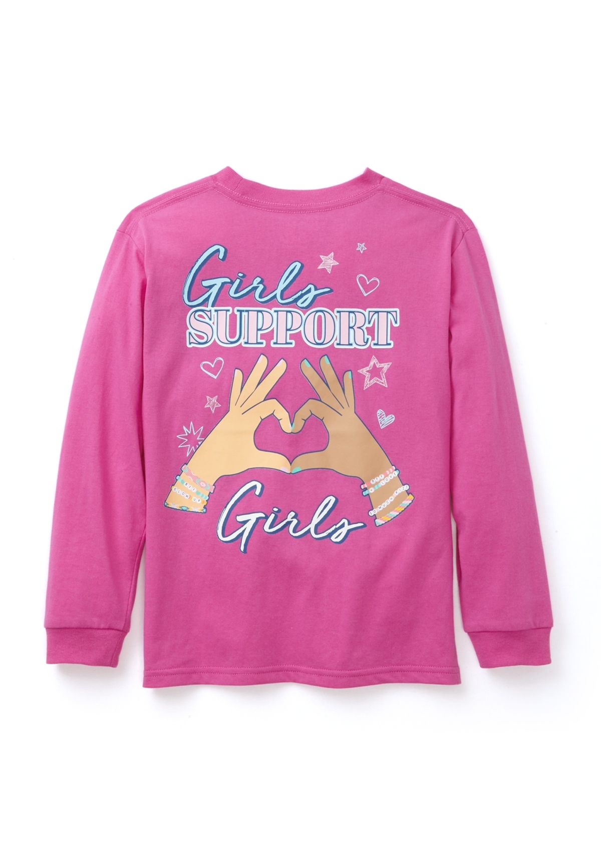 Girls 4-6x Girls Support Girls Graphic Sweatshirt 