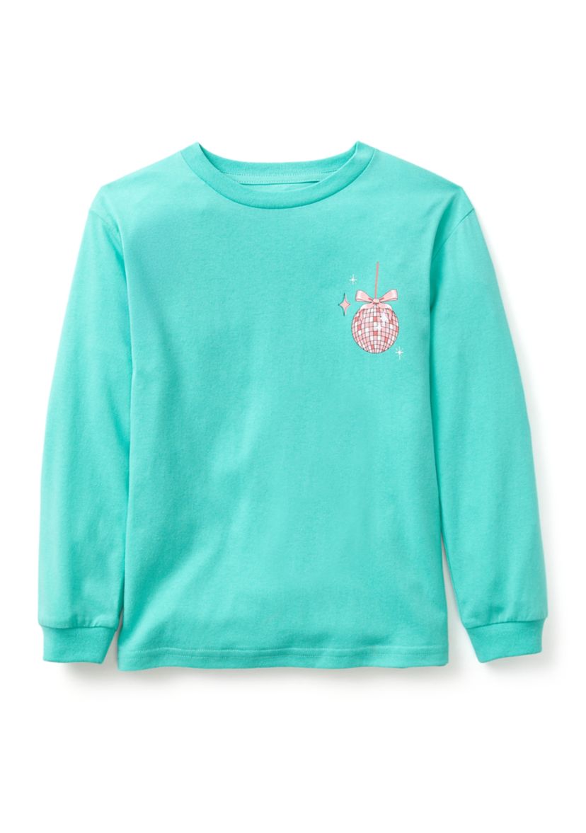 Girls 4-6 Long Sleeve Mirror Icons T-Shirt