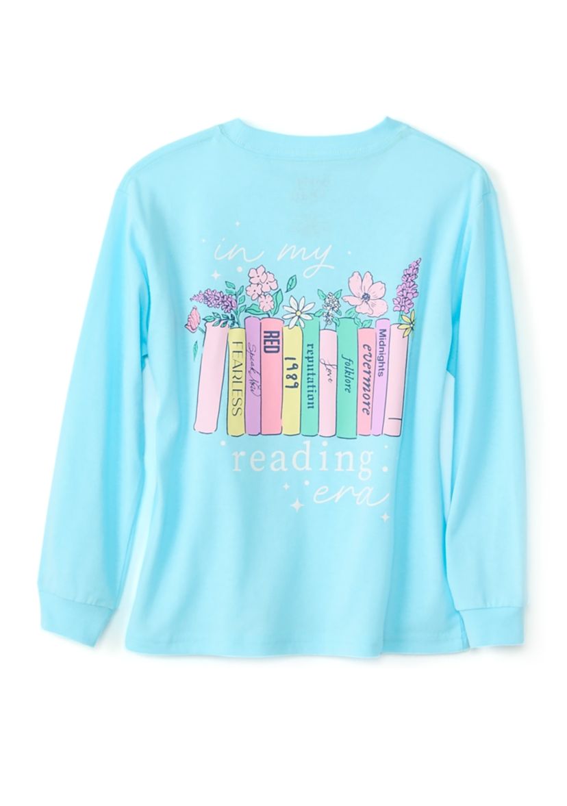 Girls 4-6x In My Reading Era Long Sleeve T-Shirt