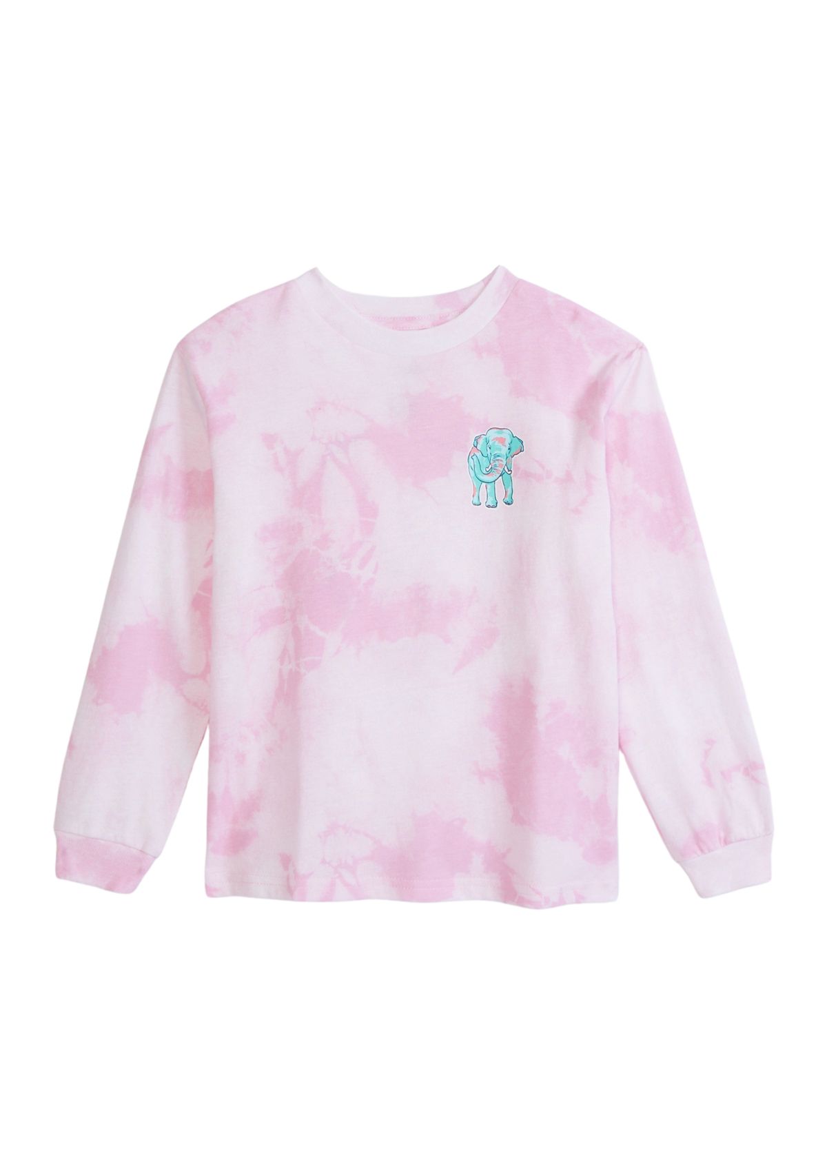 Girls 4-6x Blesses Elephant Long Sleeve Graphic T-Shirt