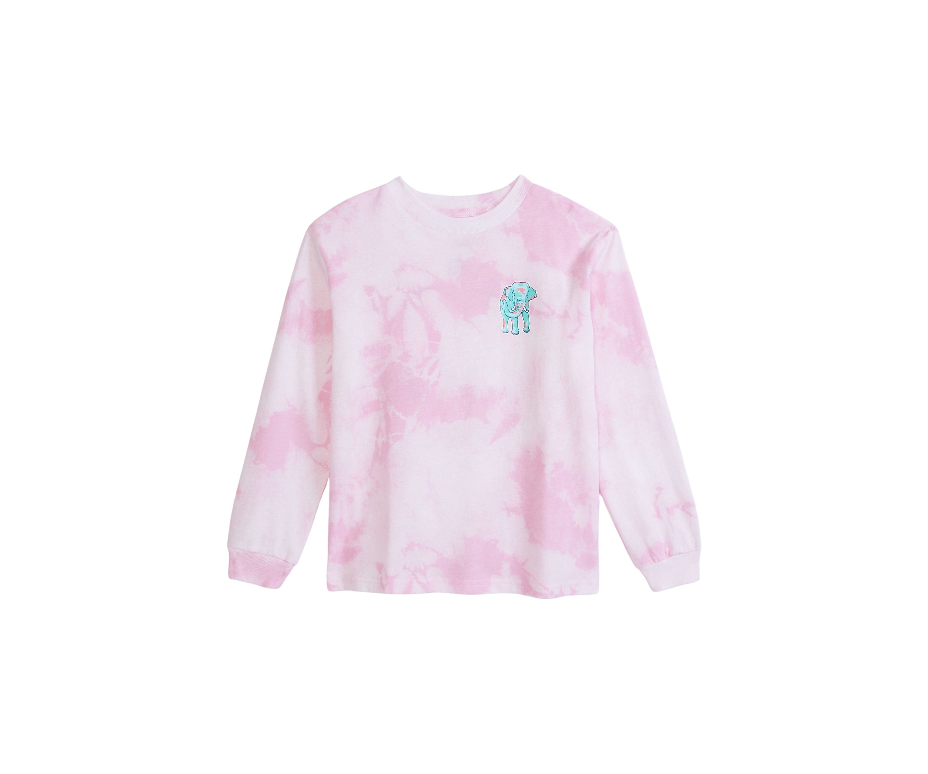 Girls 4-6x Blesses Elephant Long Sleeve Graphic T-Shirt