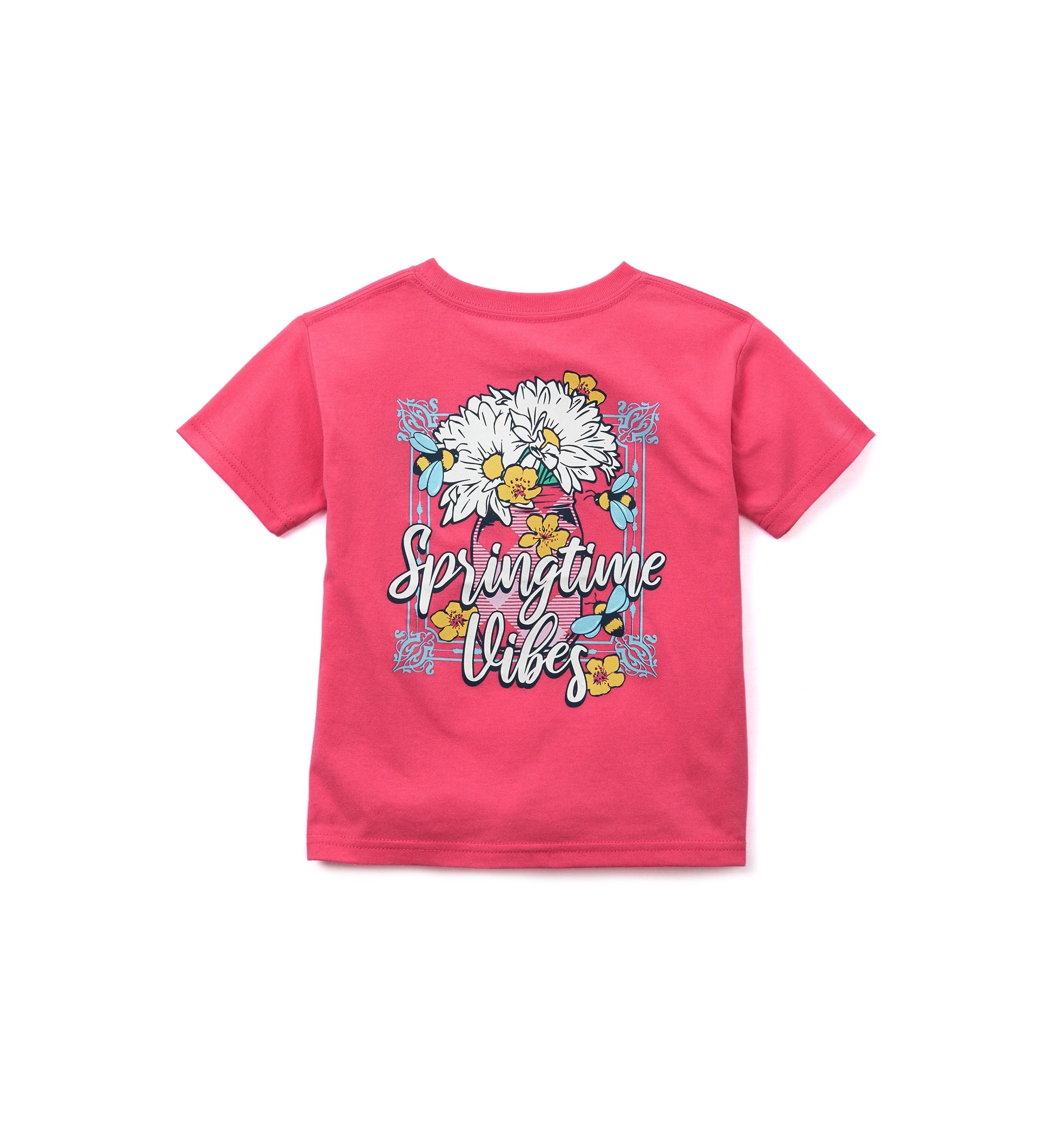 Girls 4-6x Springtime Vibes Graphic T-Shirt