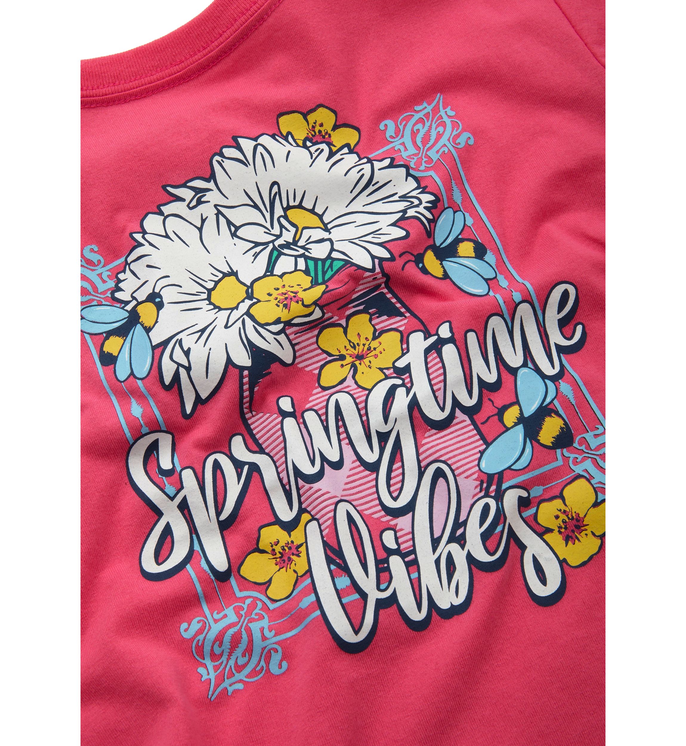Girls 4-6x Springtime Vibes Graphic T-Shirt