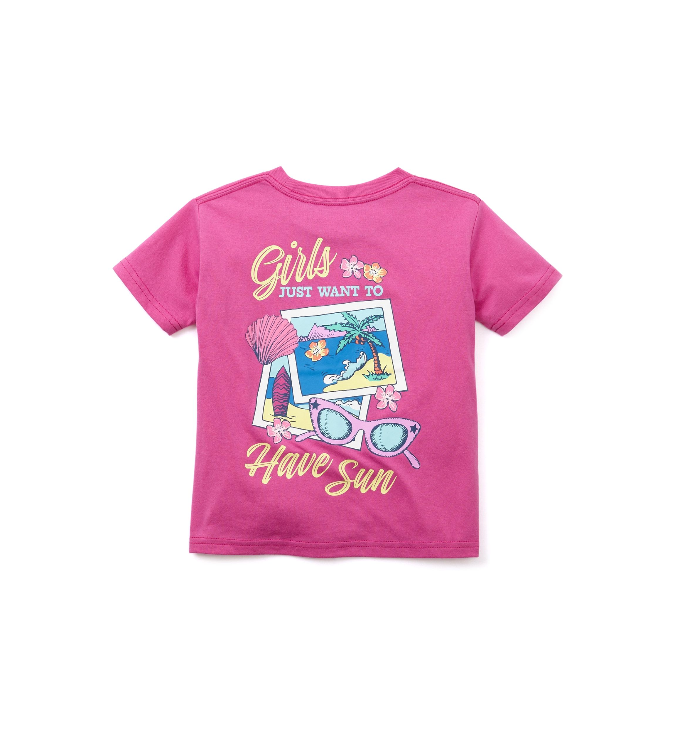 Girls 4-6x Girls Just Want to Have Fun Graphic T-Shirt