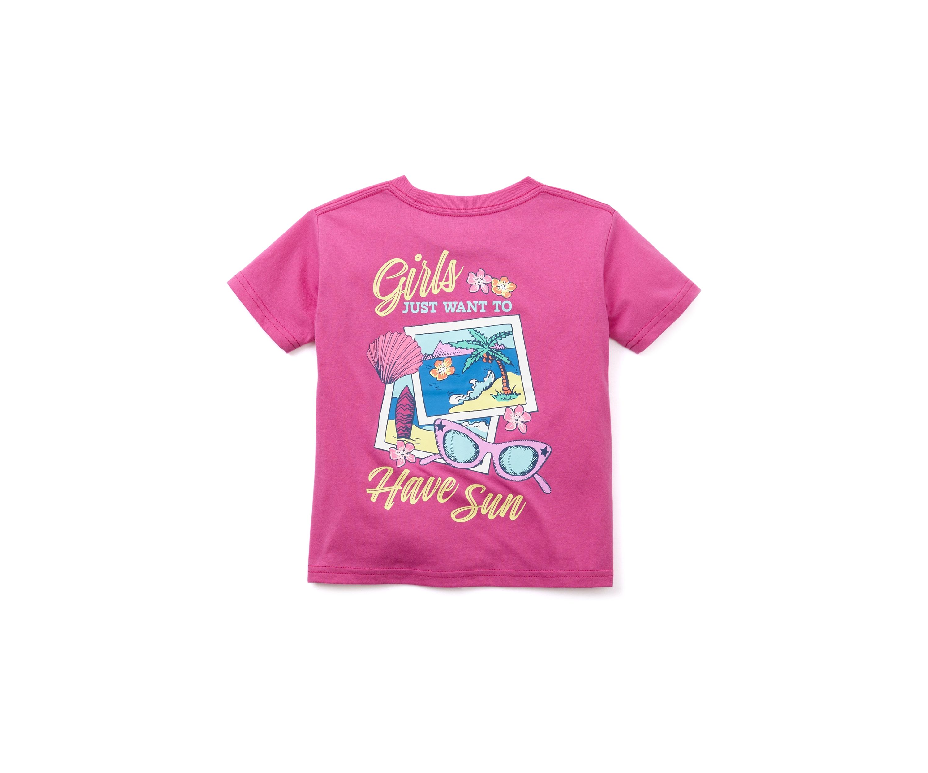 Girls 4-6x Girls Just Want to Have Fun Graphic T-Shirt