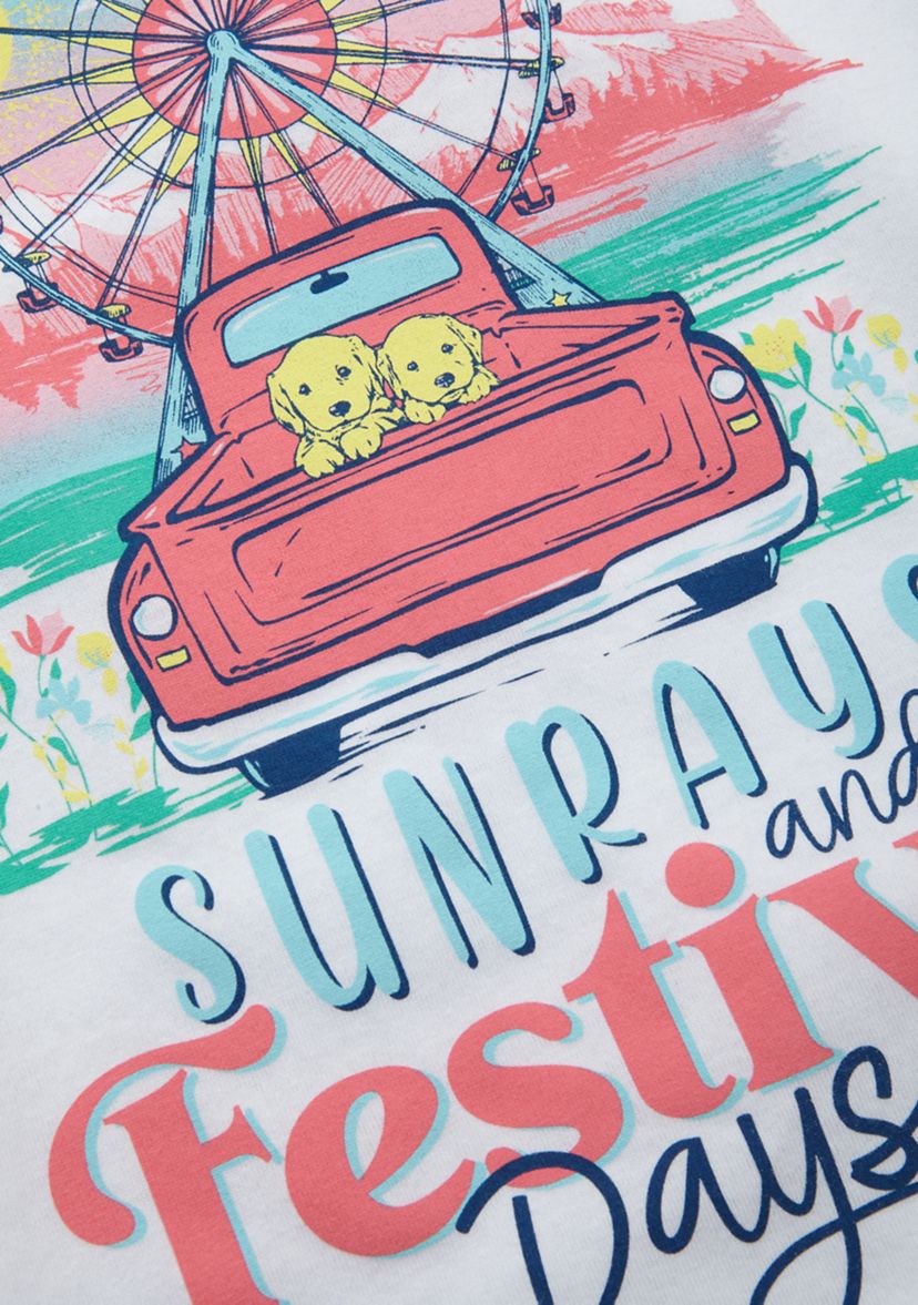 Girls 4-6x Festival Days Graphic T-Shirt 