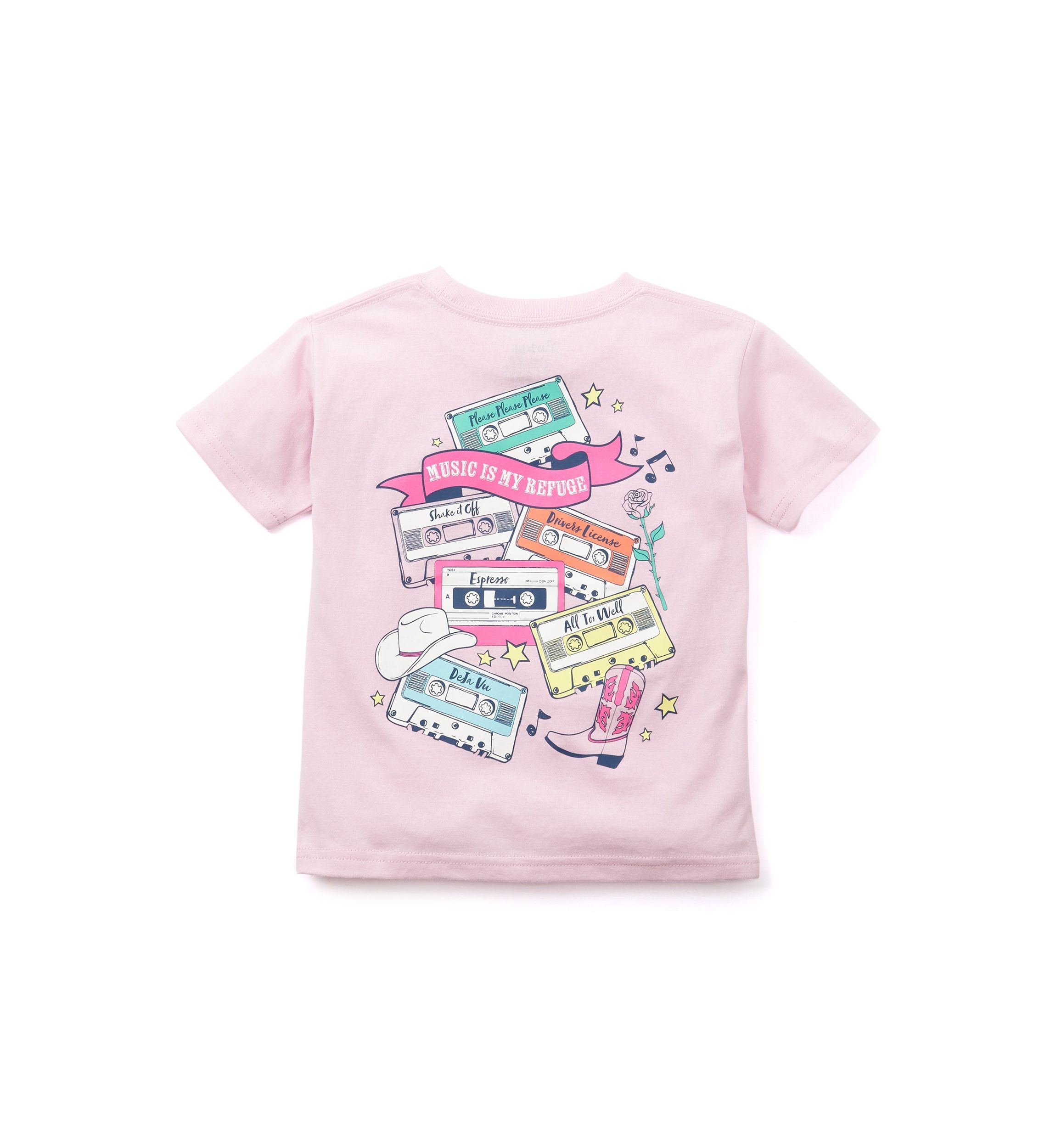 Girls 4-6x Cassette Tapes Graphic T-Shirt